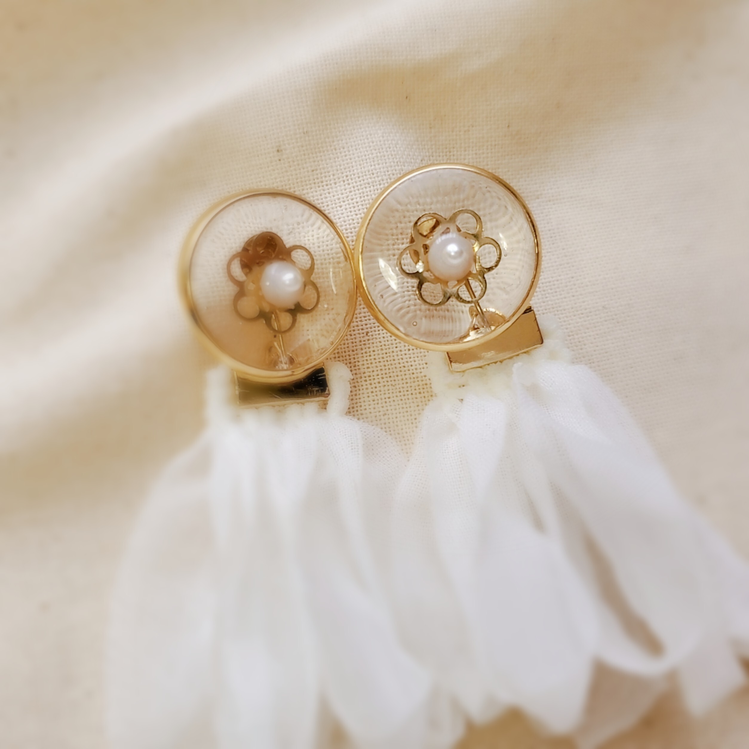 #10142 カボションとリボンタッセルの画像2