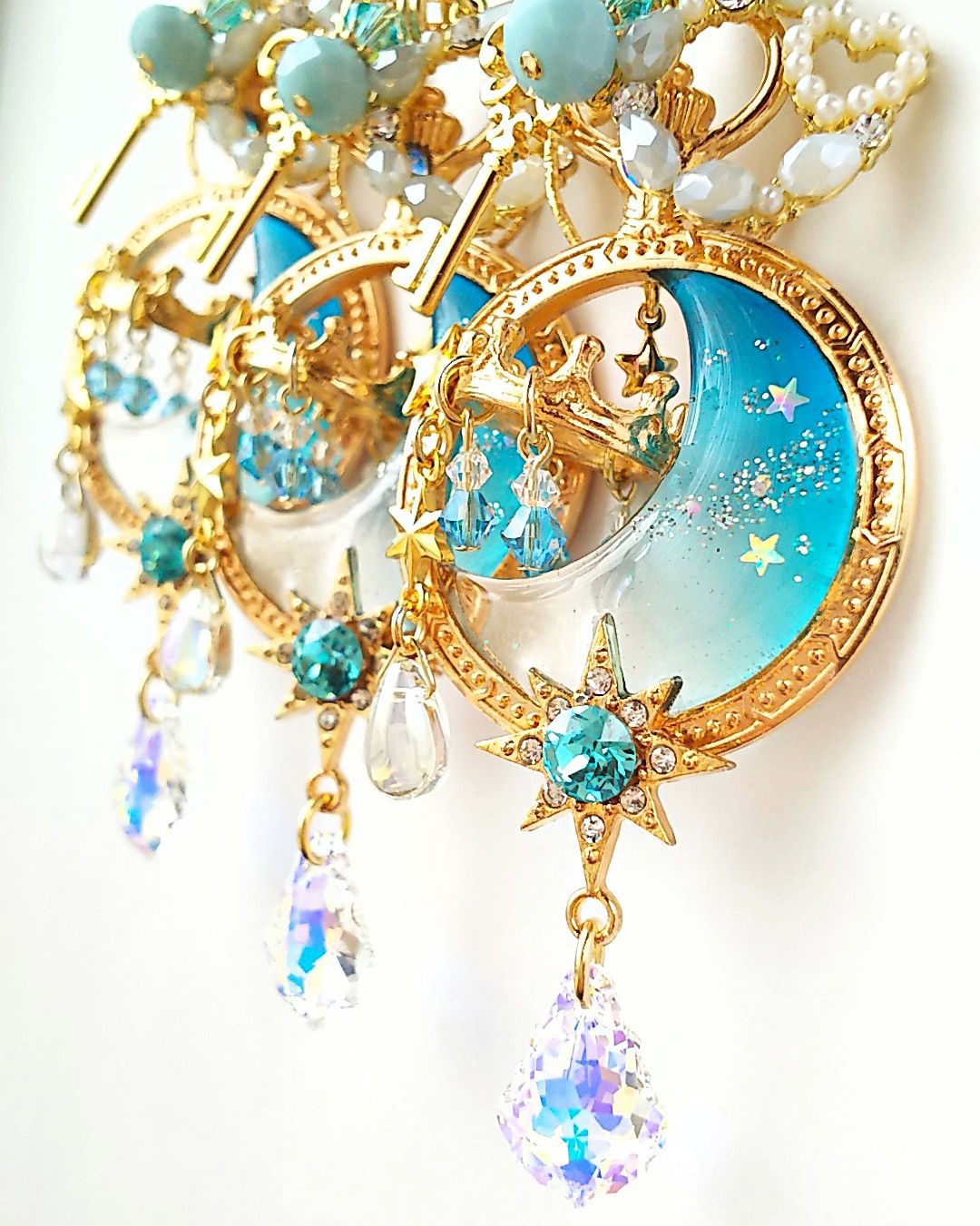 天の川シャンデリアキーホルダー🌟（ブルー）の画像2