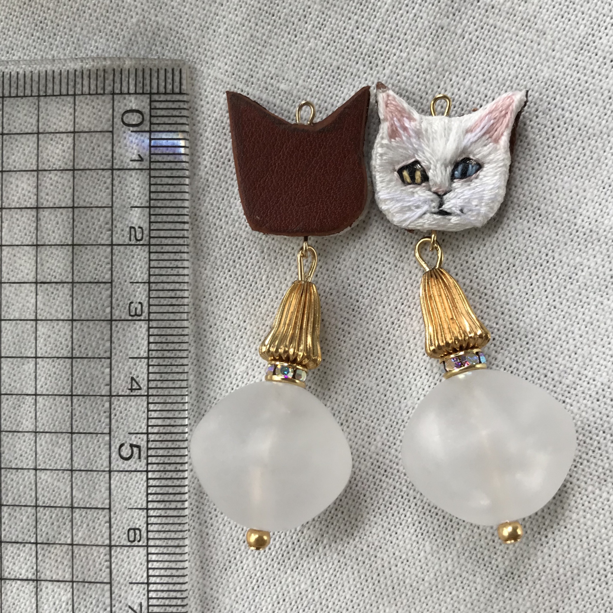 ヴィンテージライクキャット ピアスの画像2