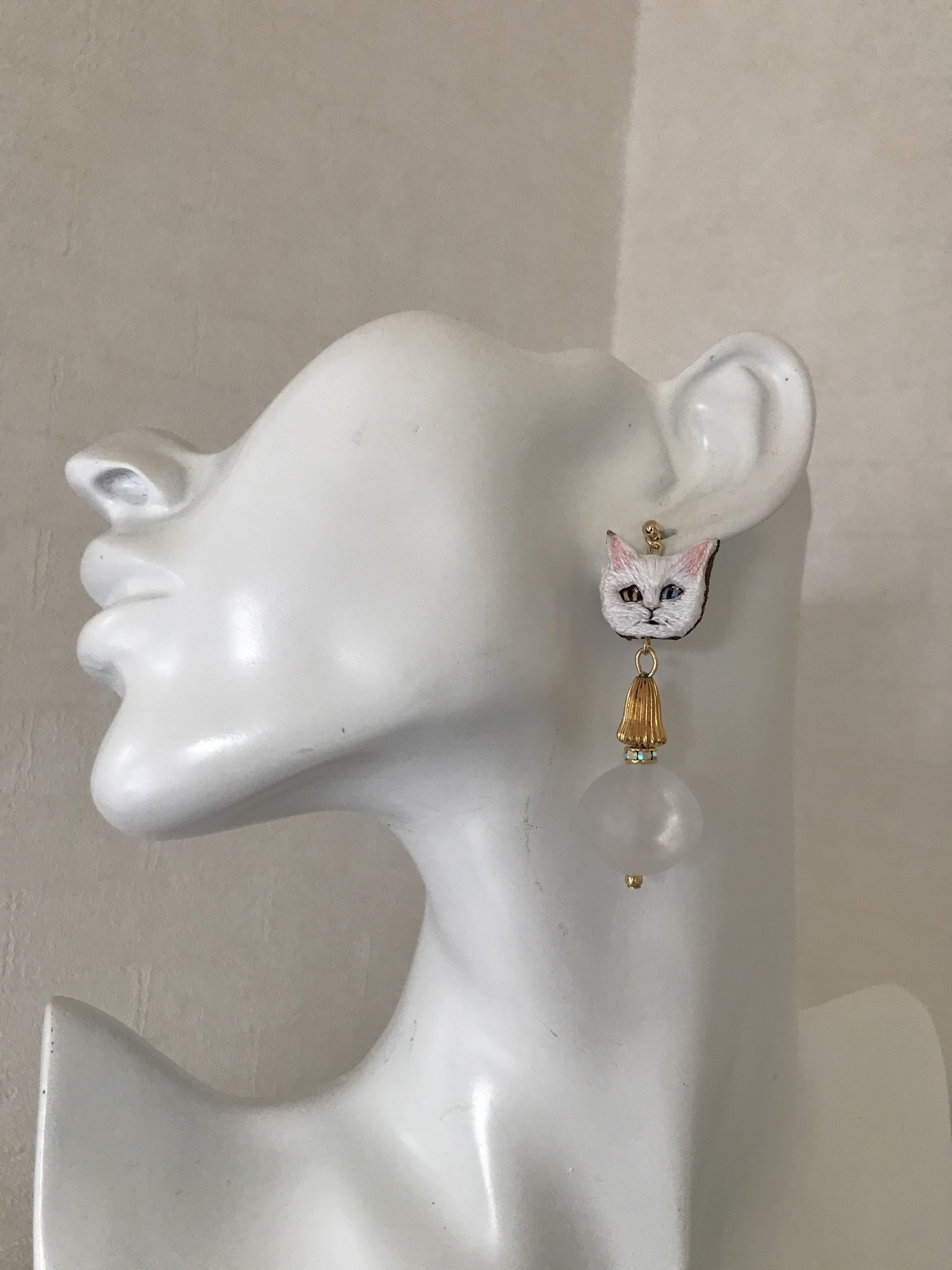 ヴィンテージライクキャット ピアスの画像3