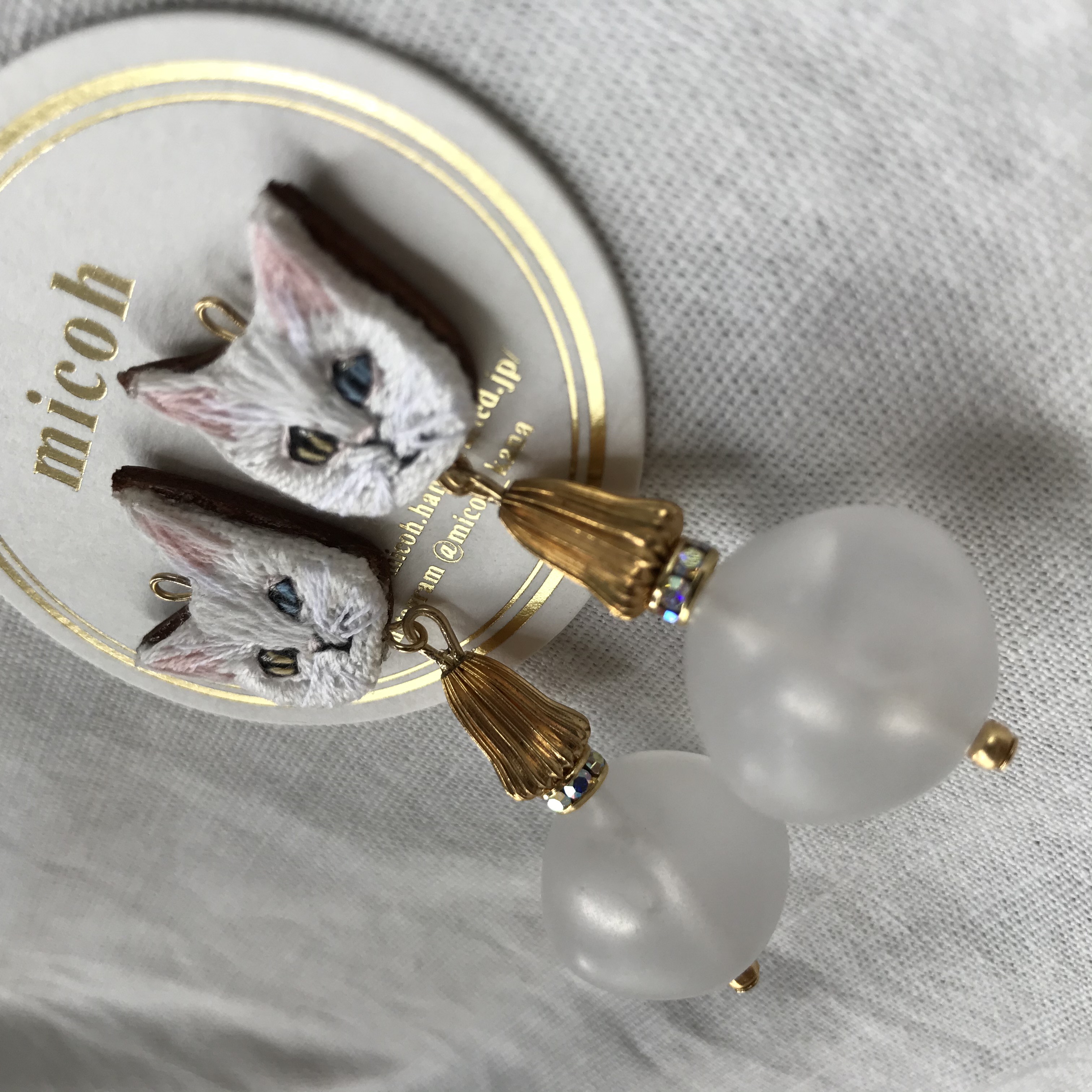 ヴィンテージライクキャット ピアスの画像4