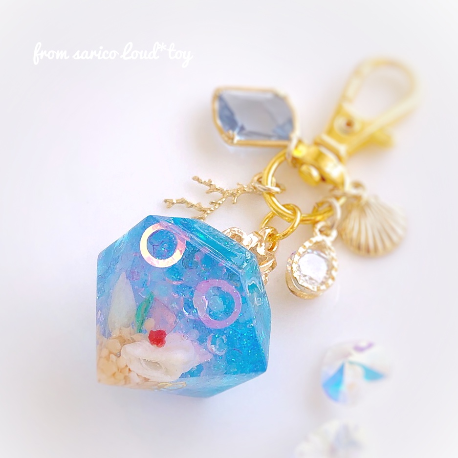 マーメイドダイヤチャーム(blue)の画像3