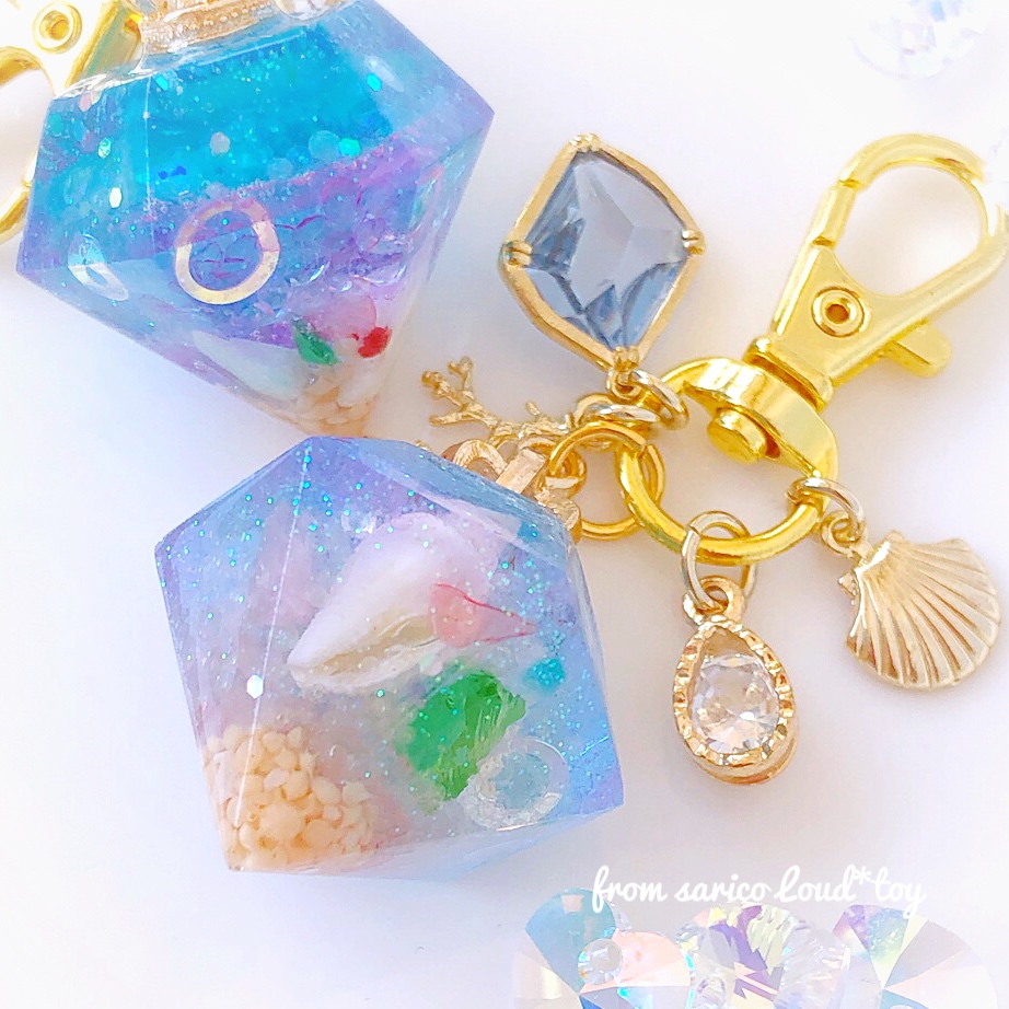 マーメイドダイヤチャーム(light blue)の画像3