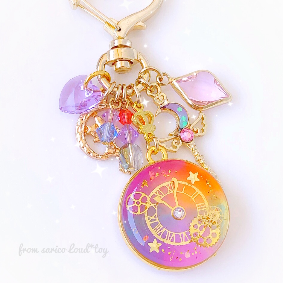 時空への時計チャーム(purple)の画像2