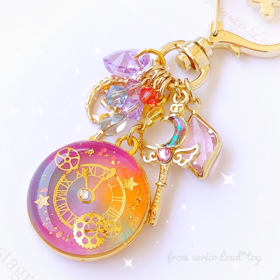 時空への時計チャーム(purple)の画像4