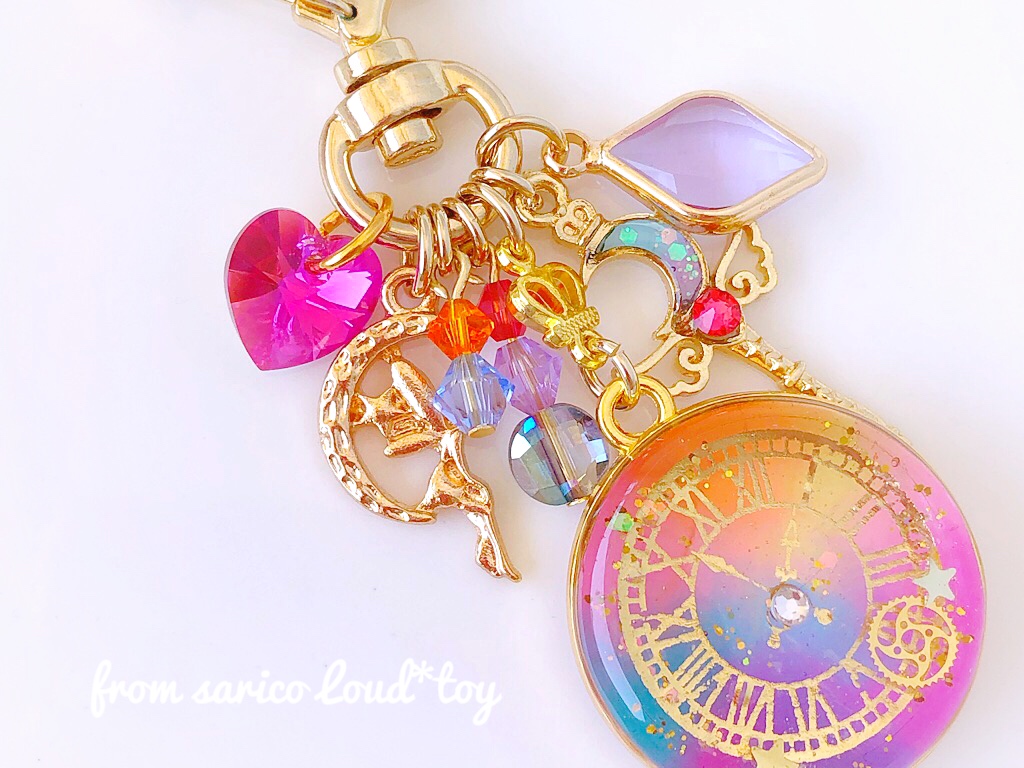 時空への時計チャーム(pink)の画像3