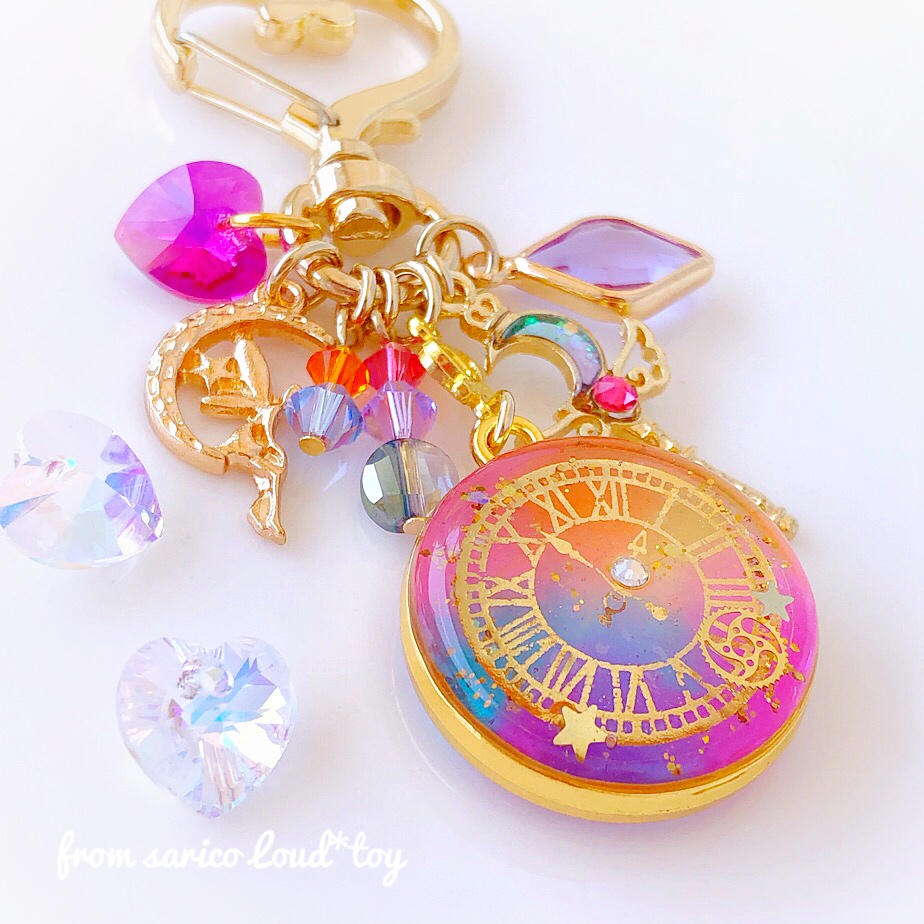 時空への時計チャーム(pink)の画像4