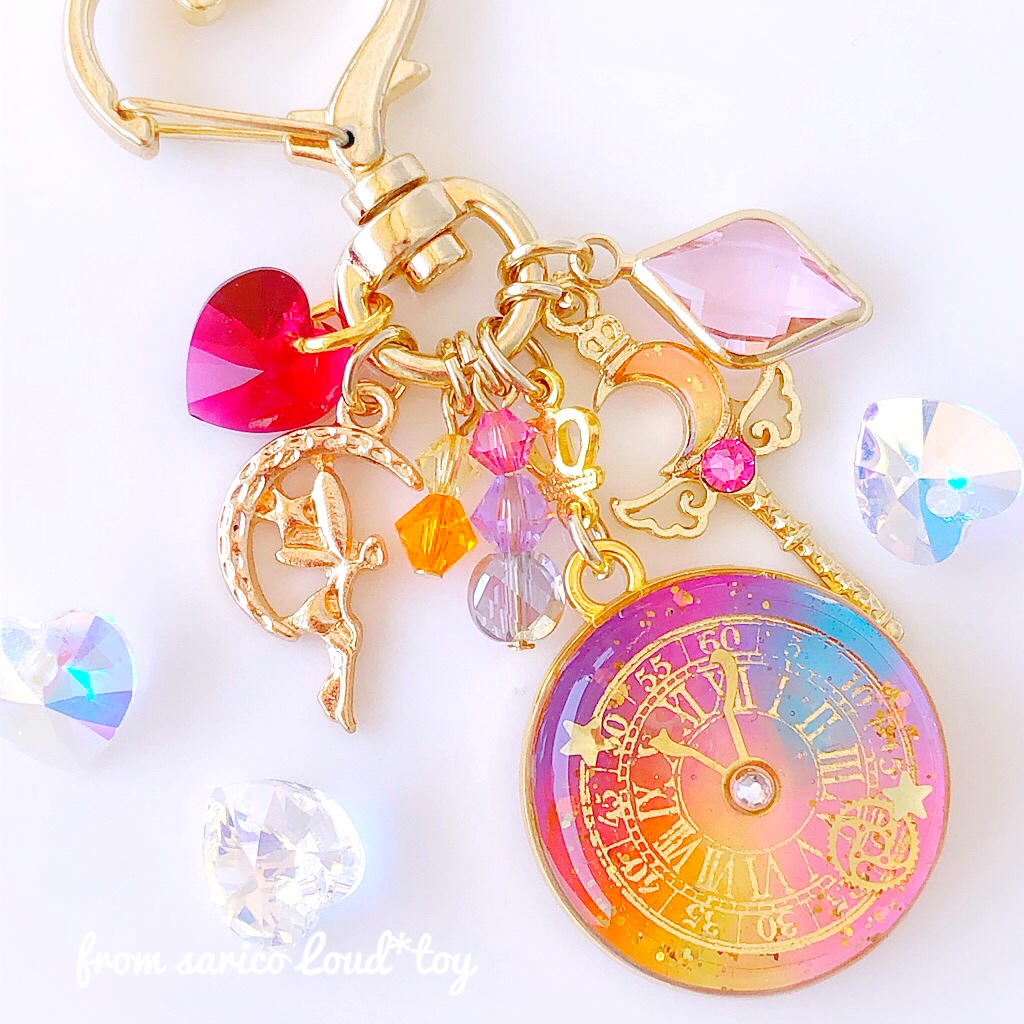 時空への時計チャーム(red)の画像2