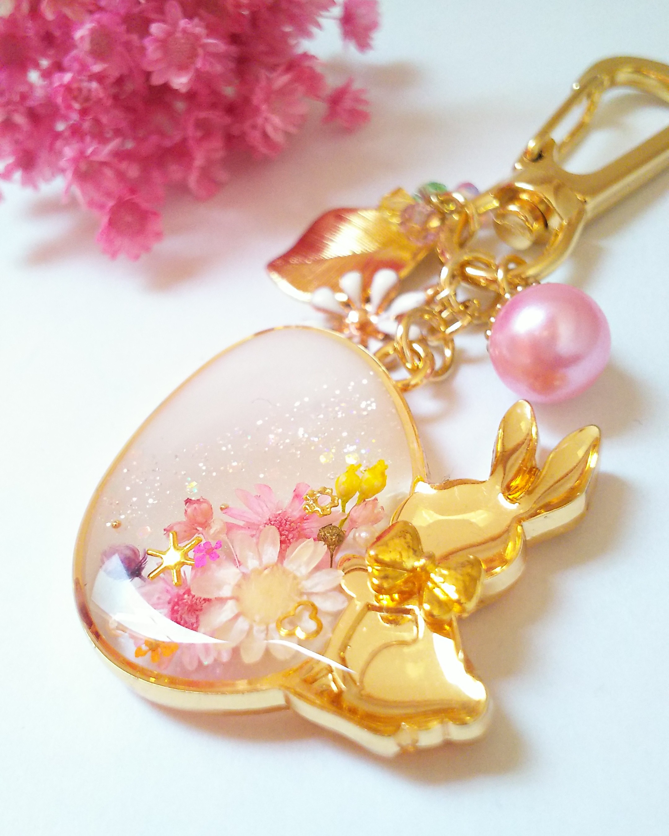 花咲くうさたまキーホルダーの画像2