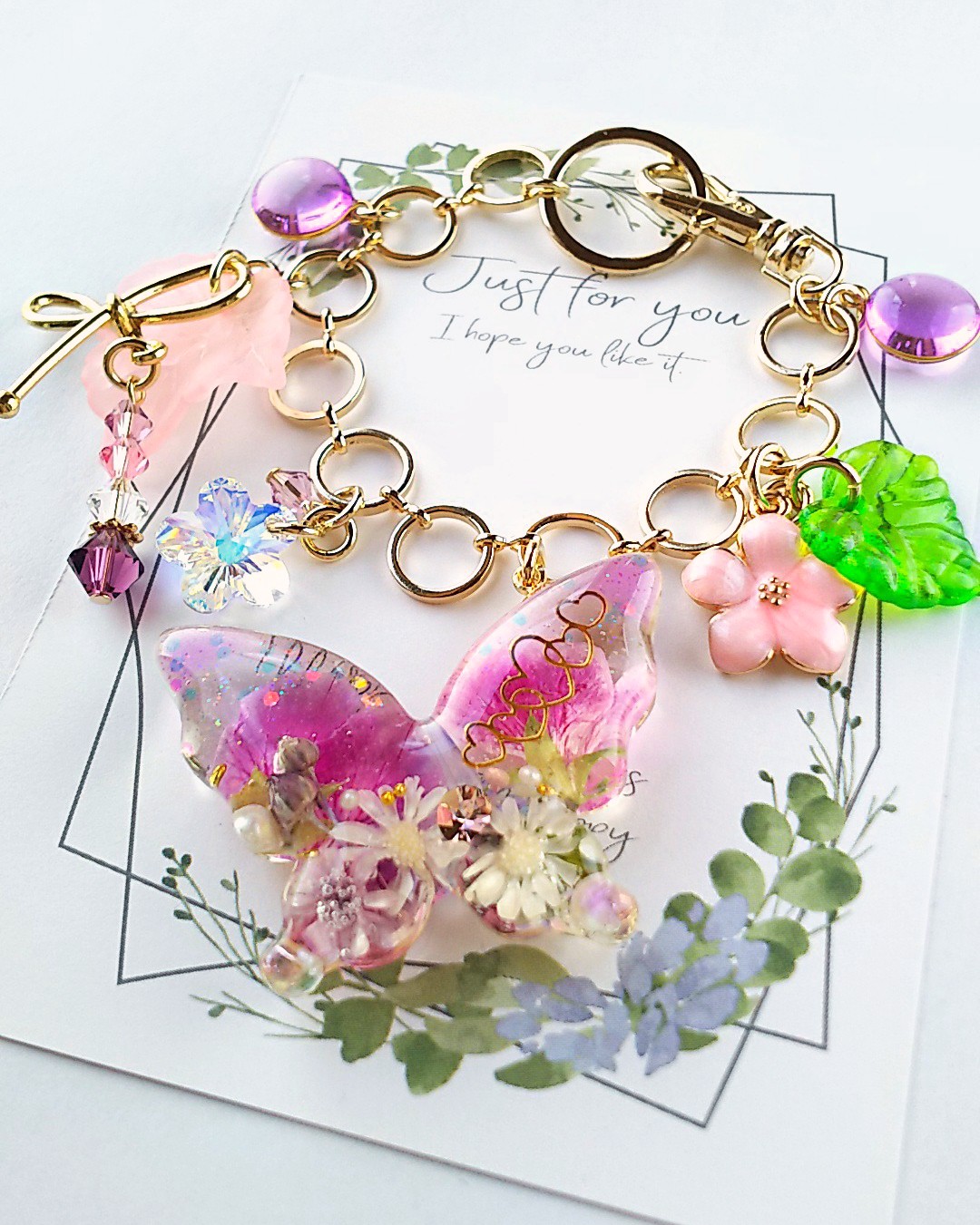 蝶々のバッグチャーム🦋の画像2