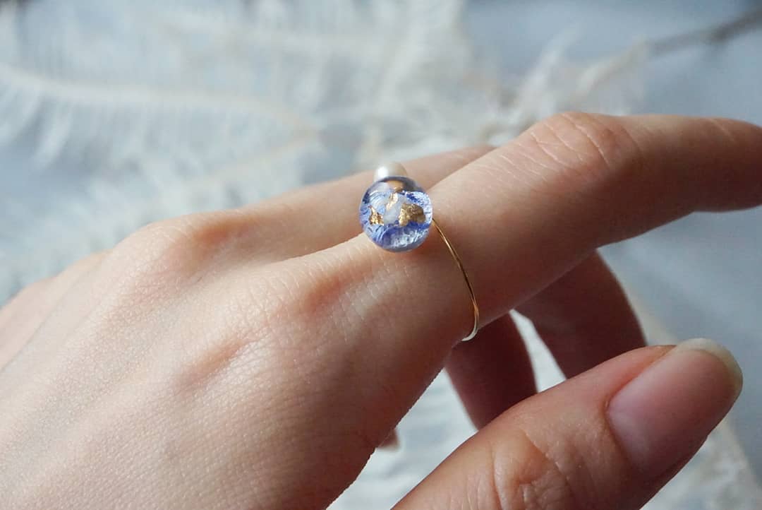 プラネットリング (デルフィニウム)ゴールドの画像4