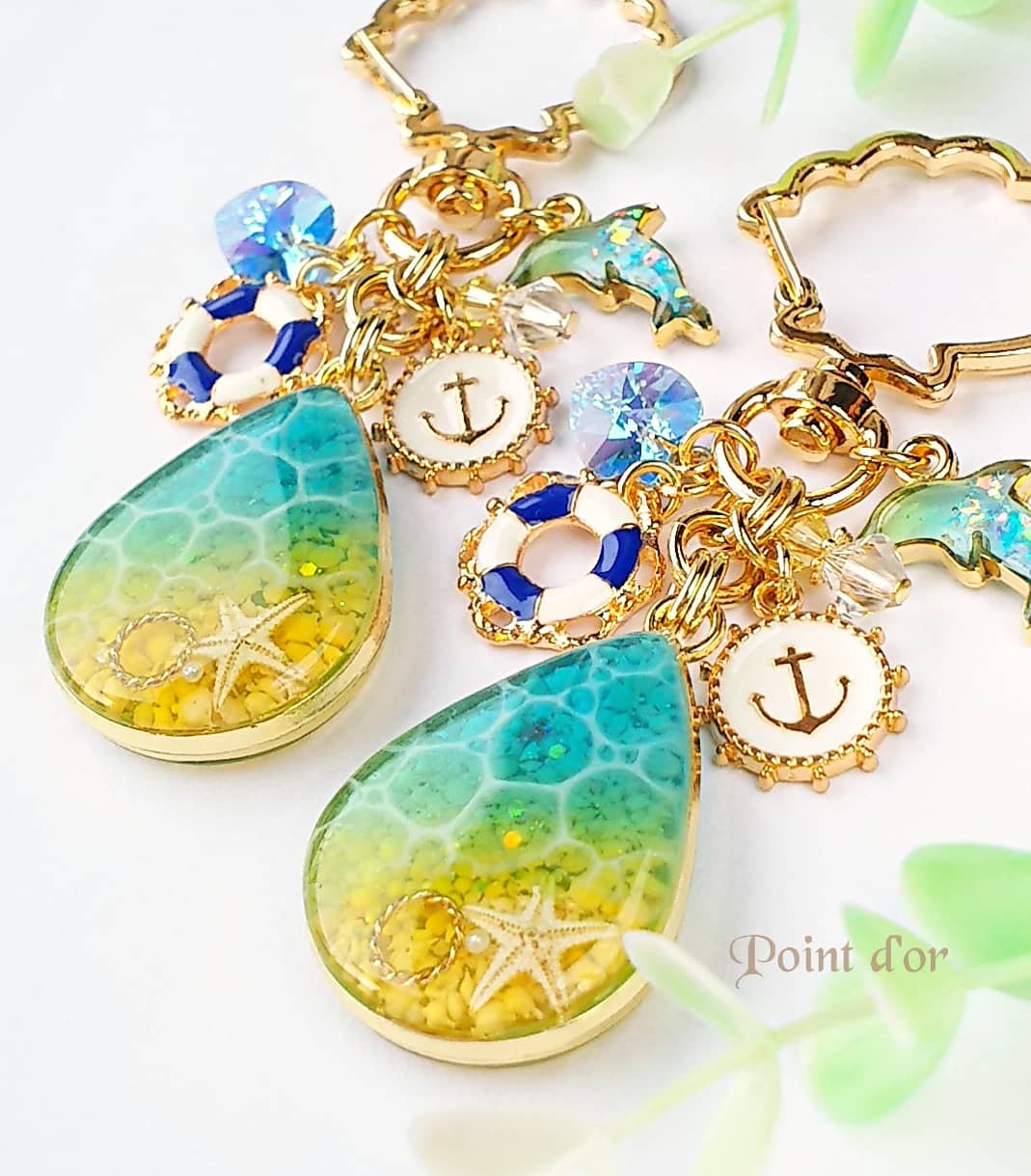 海の雫 キーホルダー🏖️の画像2