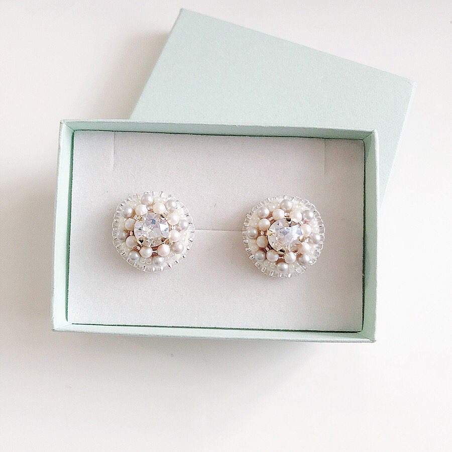 ❤︎受注制作❤︎Dolce  meringue ピアスorイヤリングの画像2