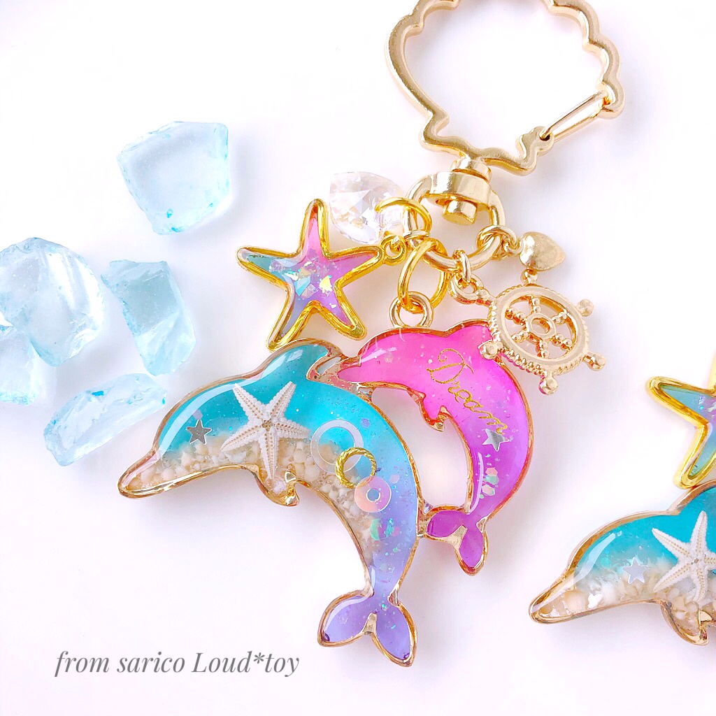 ツインいるかチャームの画像2