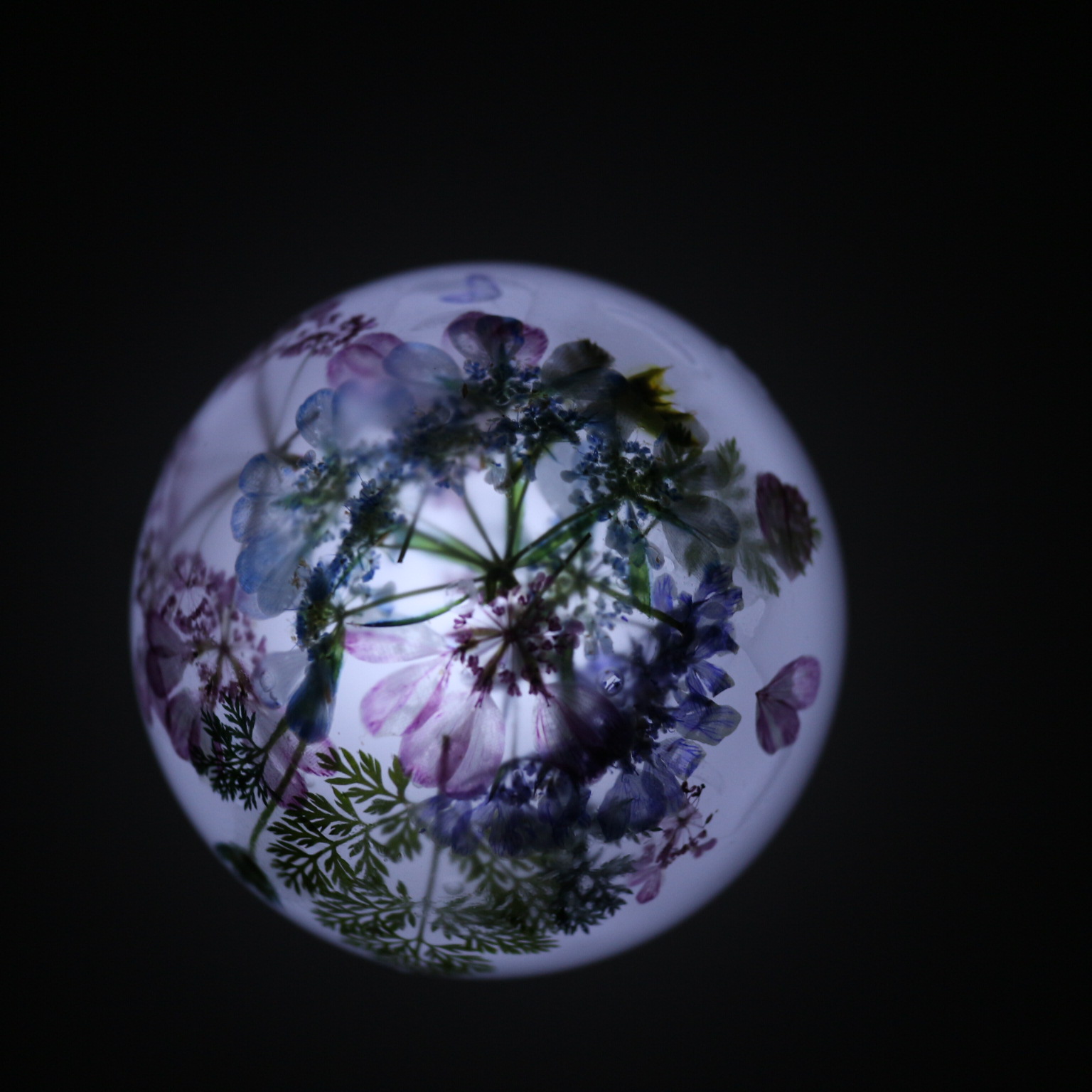 LED押し花ランタンキャンドルの画像2