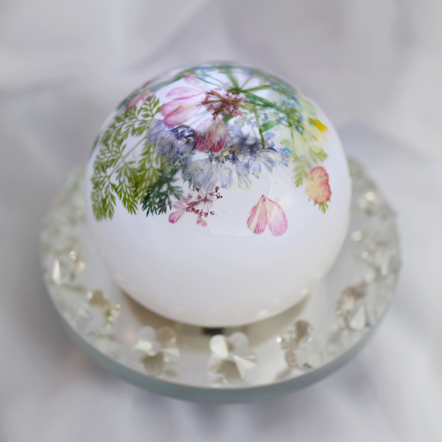 LED押し花ランタンキャンドルの画像3