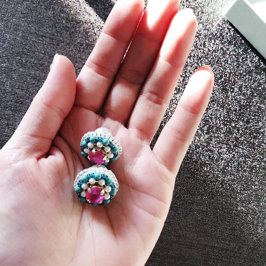 ❤︎受注制作❤︎Dolce Jade  (ピアス or イヤリングの画像4