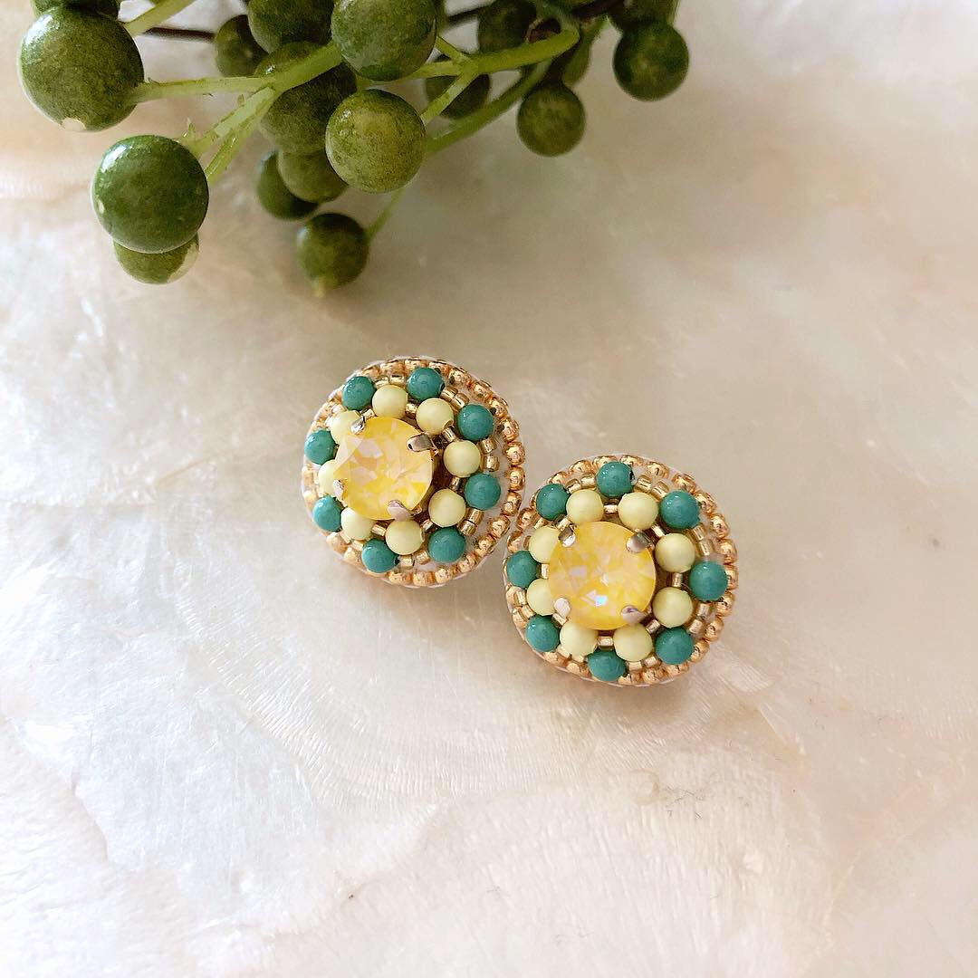 ❤︎受注制作❤︎Dolce  Lemon (ピアス or イヤリング)の画像3