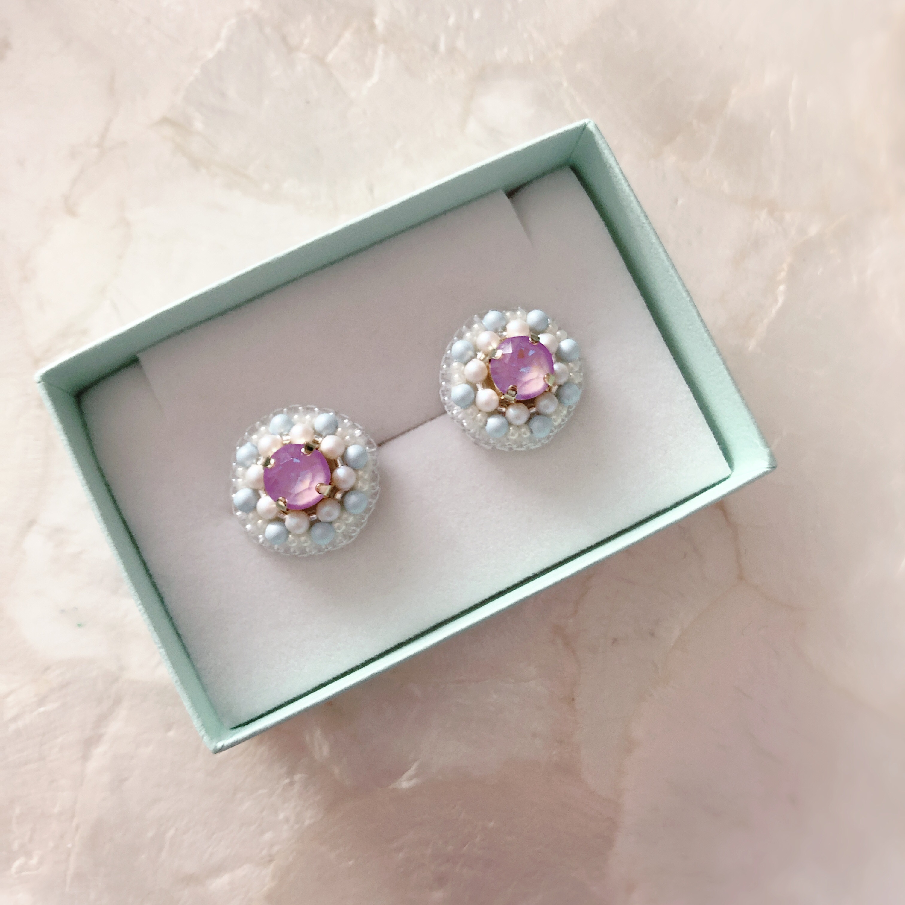  ❤︎受注制作❤︎Dolce  Ortensia  (ピアス or イヤリング)の画像3