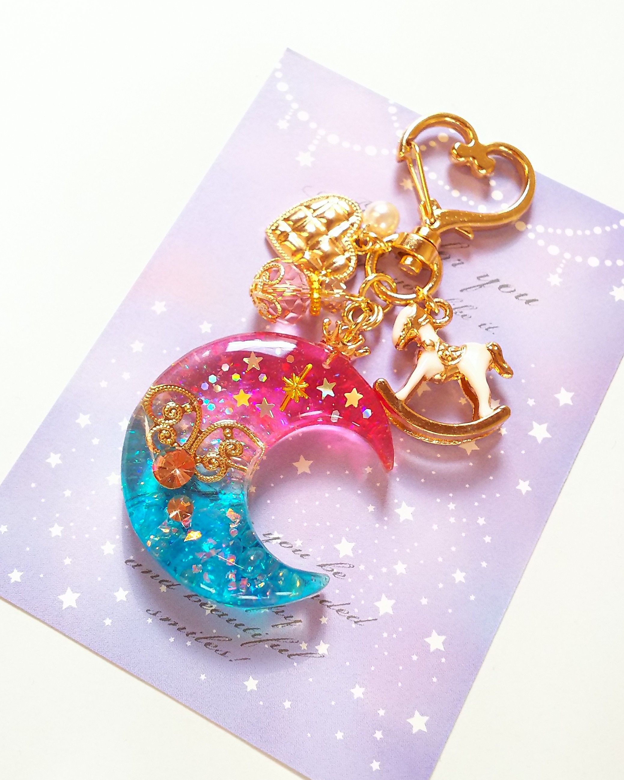 三日月twinkleキーホルダーの画像3