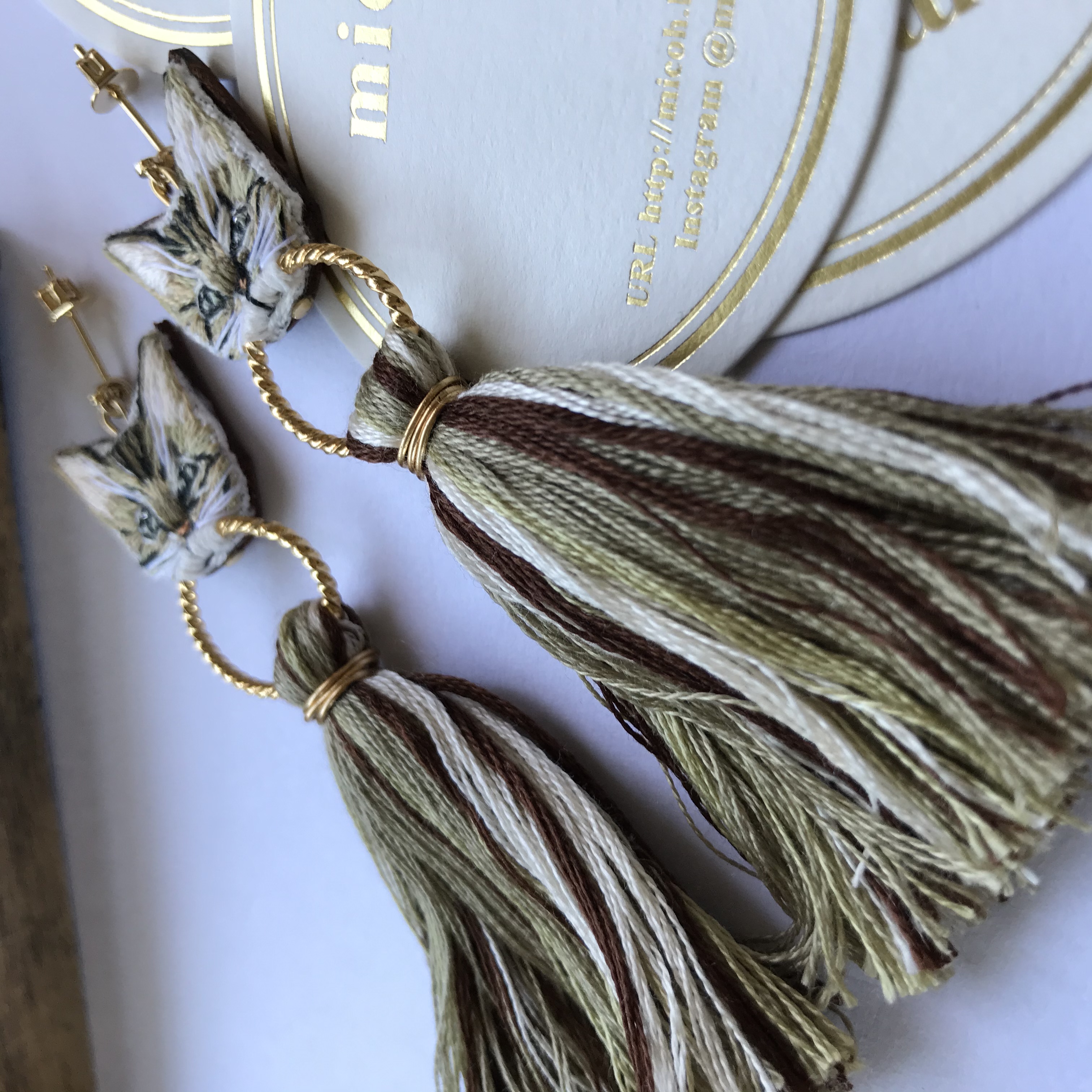 キャット・タッセルピアスの画像2