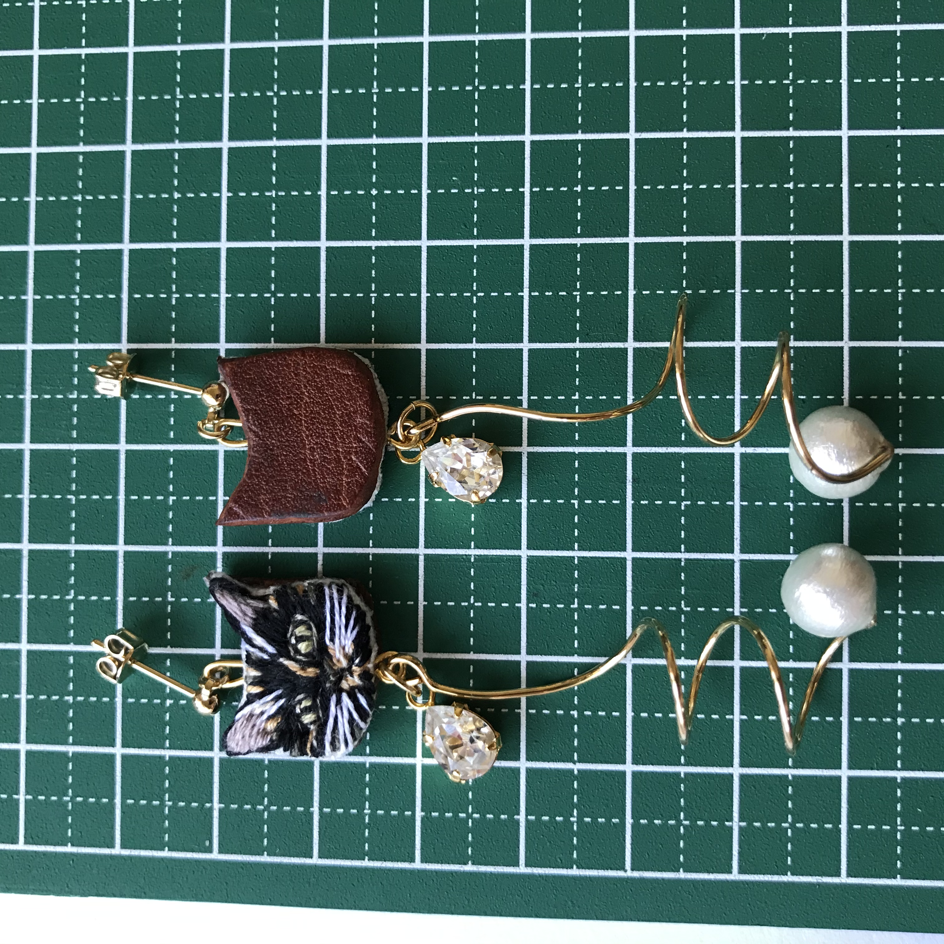 スパイラルテールキャット　ピアスの画像2