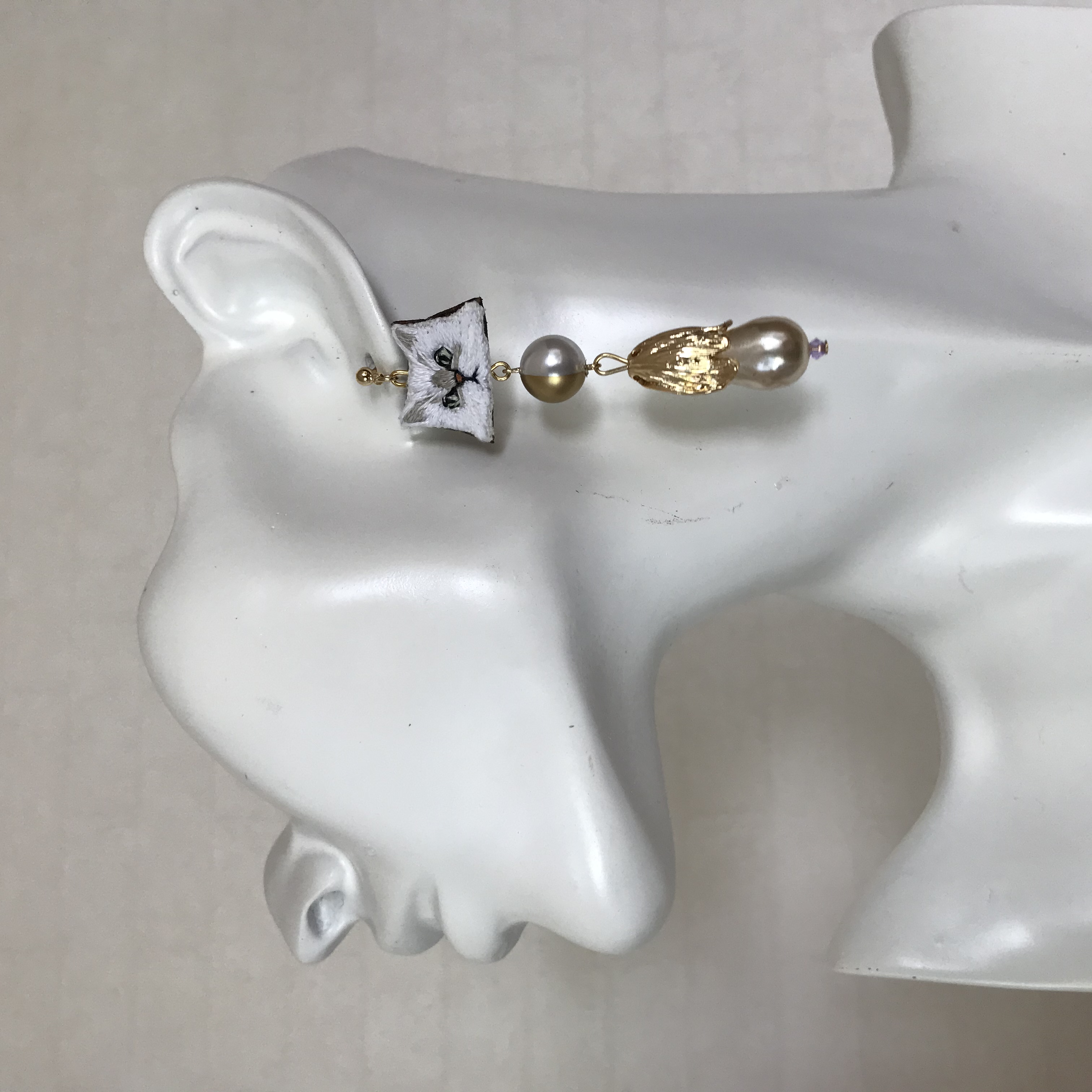 メタルテールキャット　ピアスの画像3