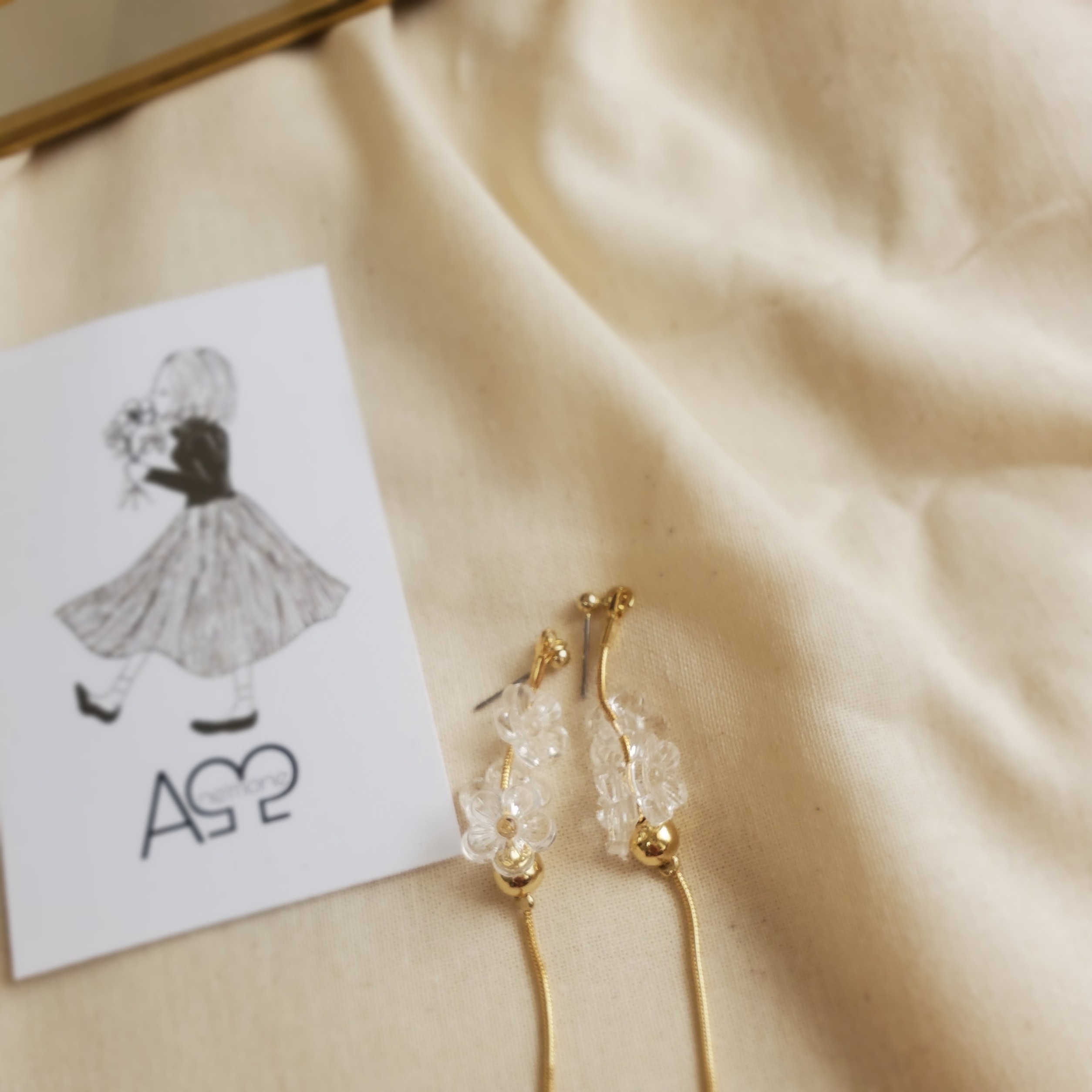 #10155  クリアフラワーチェーンの画像2