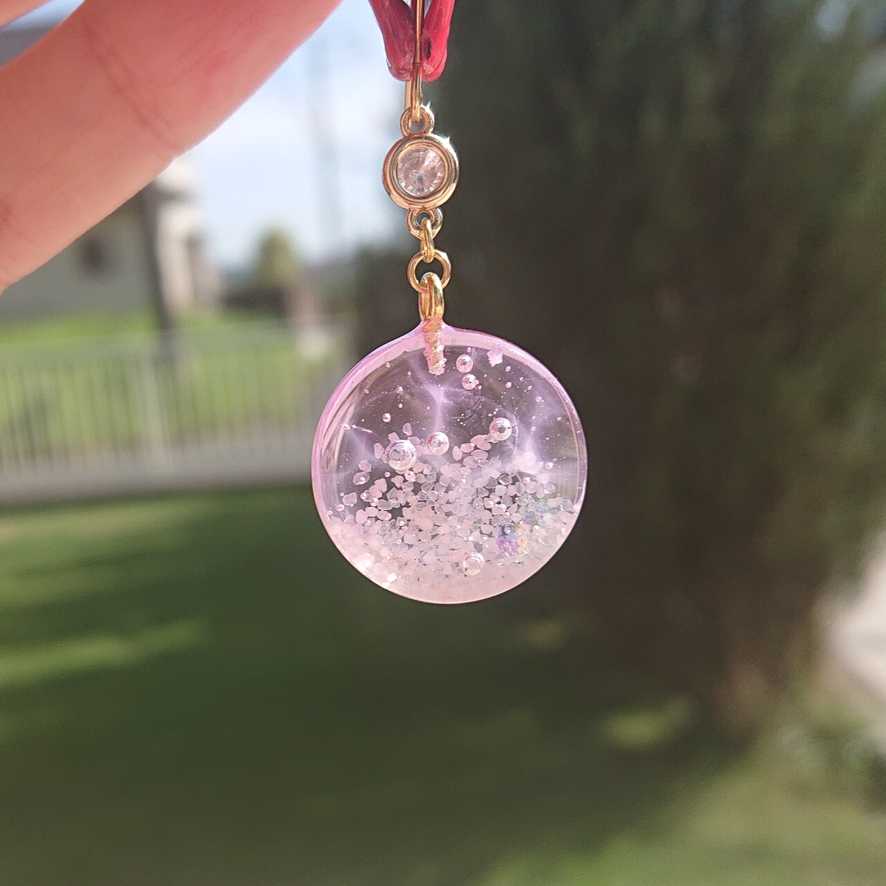 夢の海辺。.゜*円型レジンピアス・イヤリングの画像5