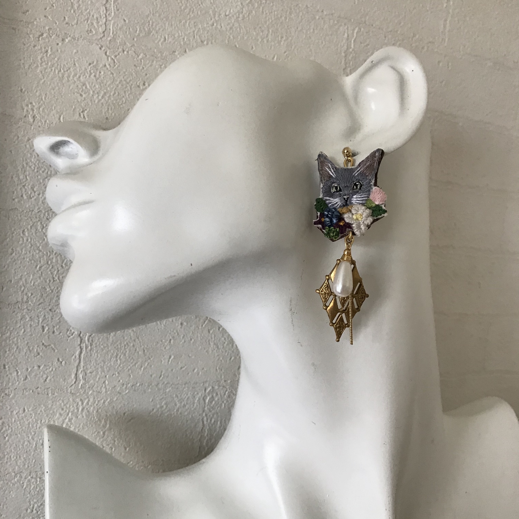 アレンジメントキャット　ピアスの画像2