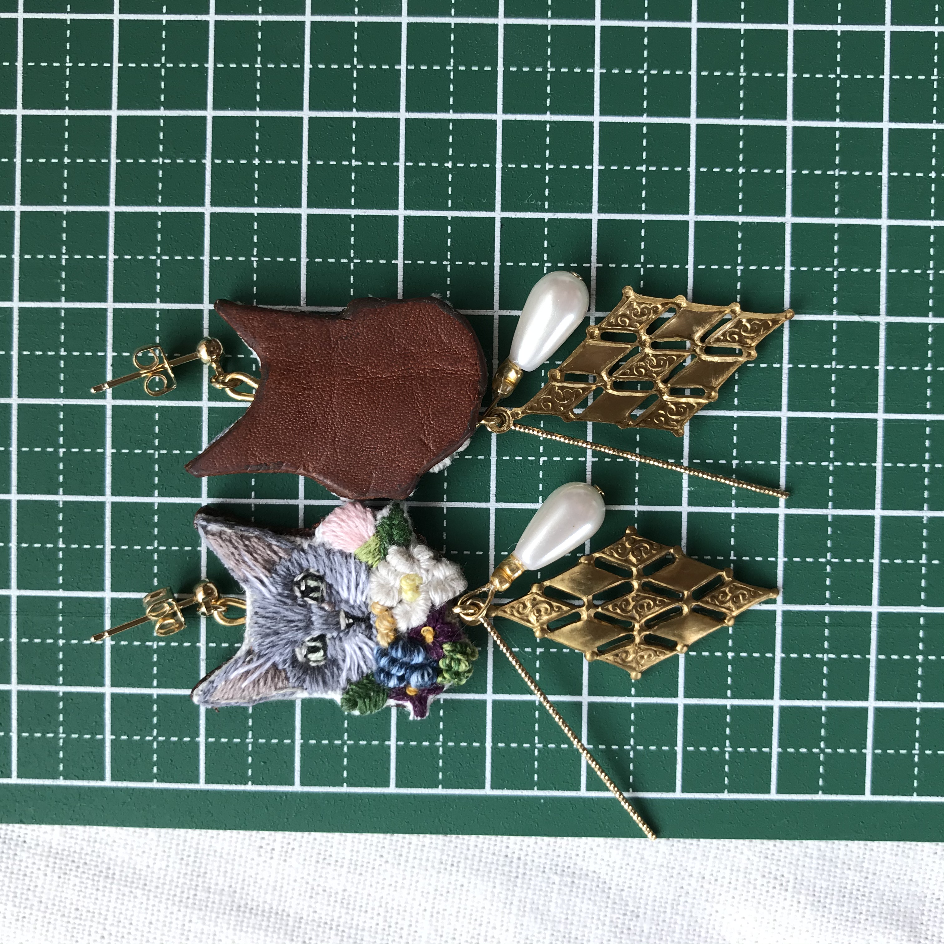 アレンジメントキャット　ピアスの画像3