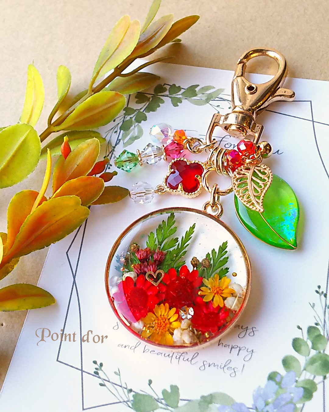 Fruitful autumn❤️キーホルダーの画像2