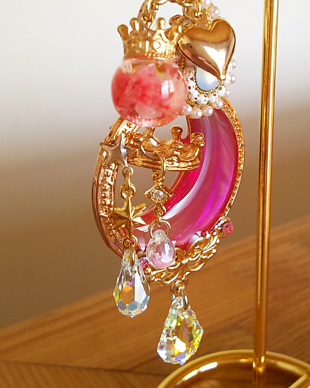 ピンクパープルのエレガント三日月💜の画像4