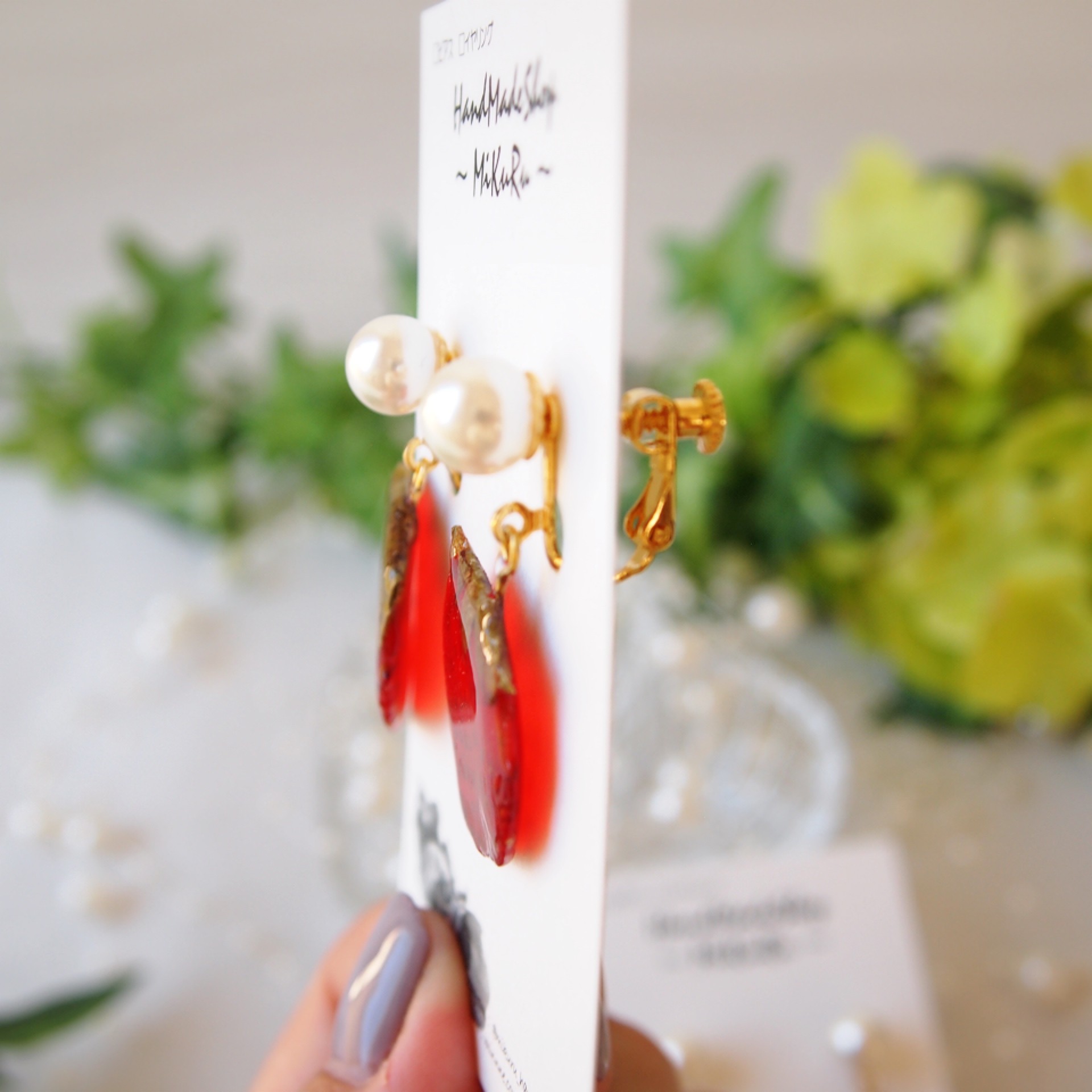 いちごのピアス/イヤリングの画像2