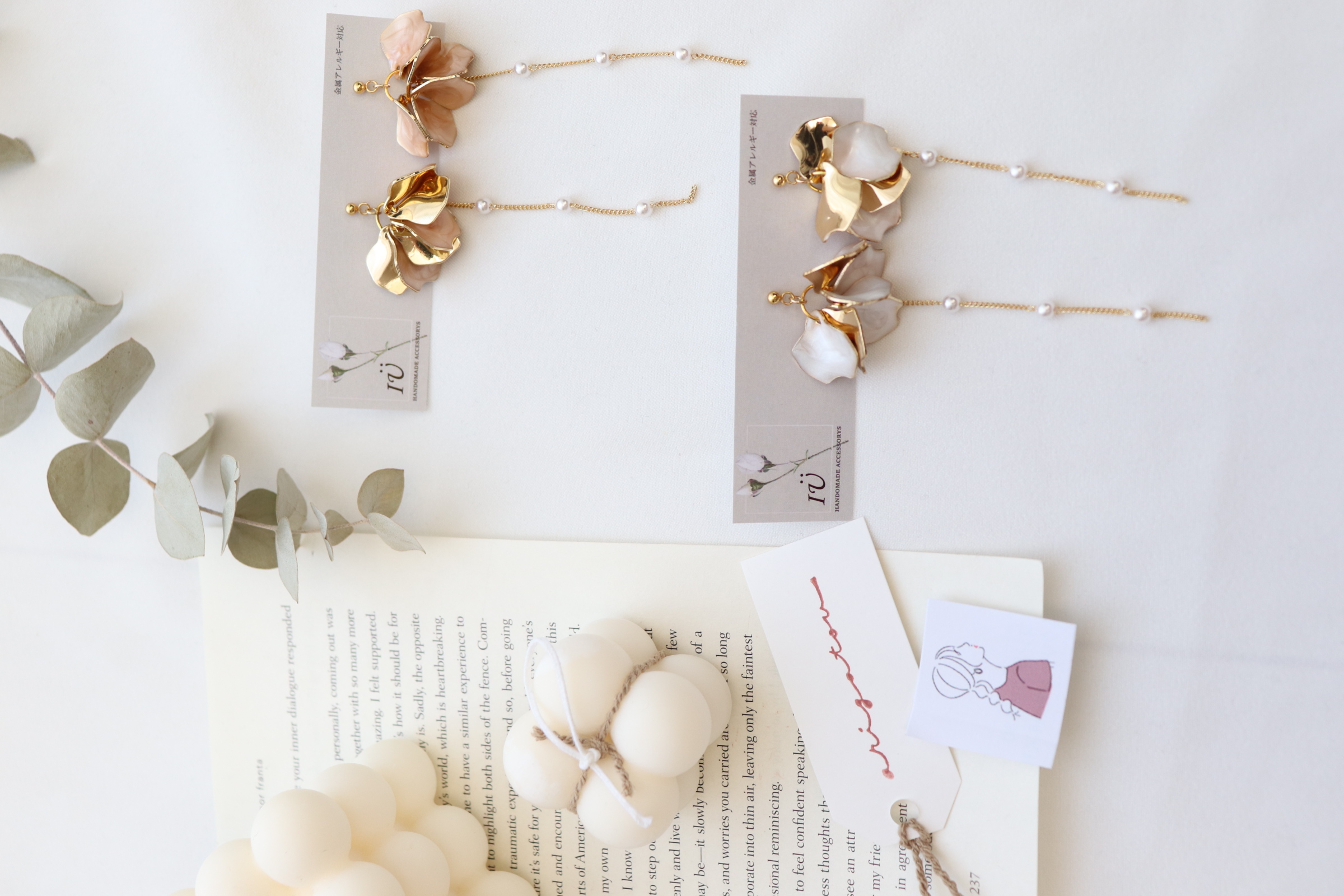 【new】rose perlchain♡パールホワイトの画像2