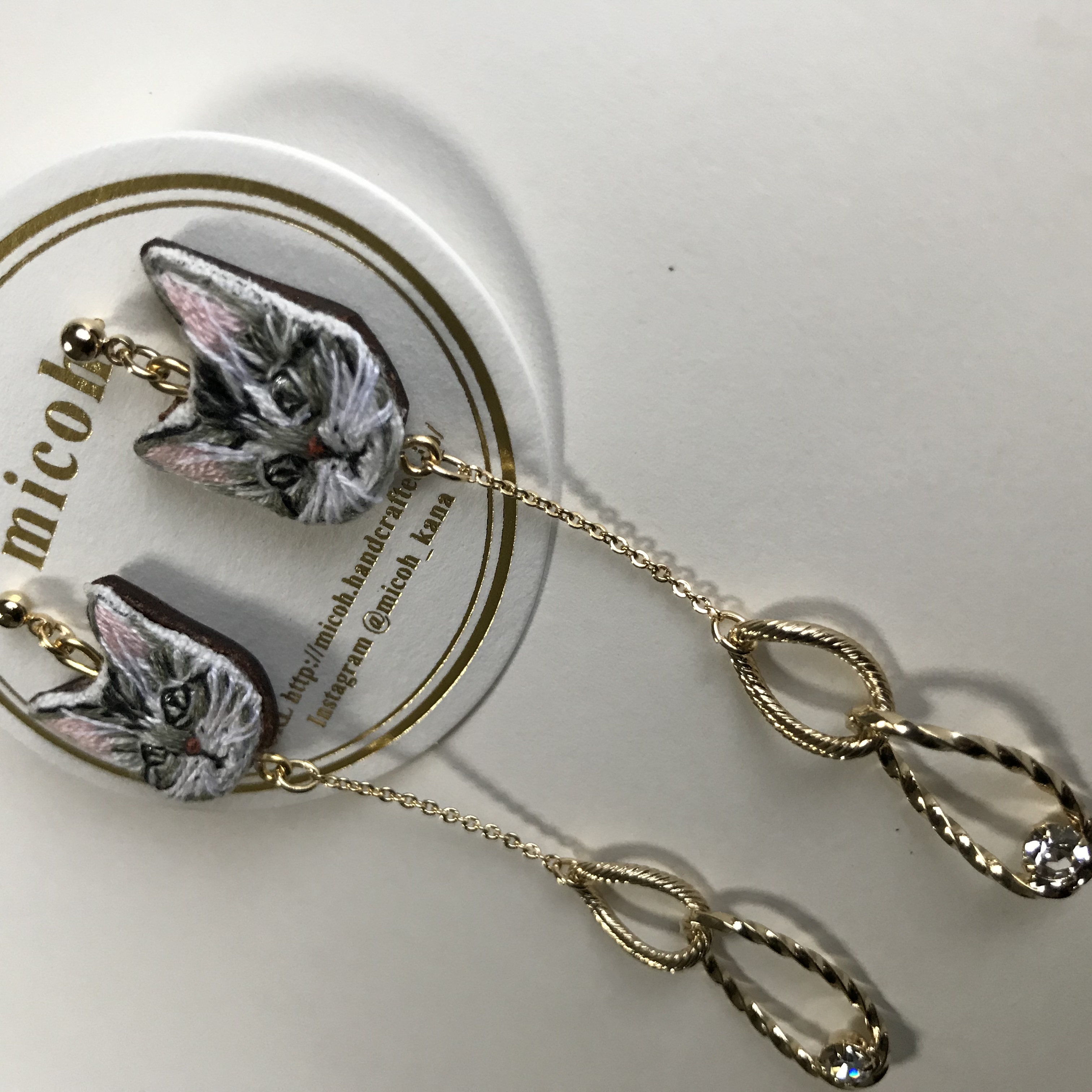 チェーンスウィング　キャットピアスの画像3