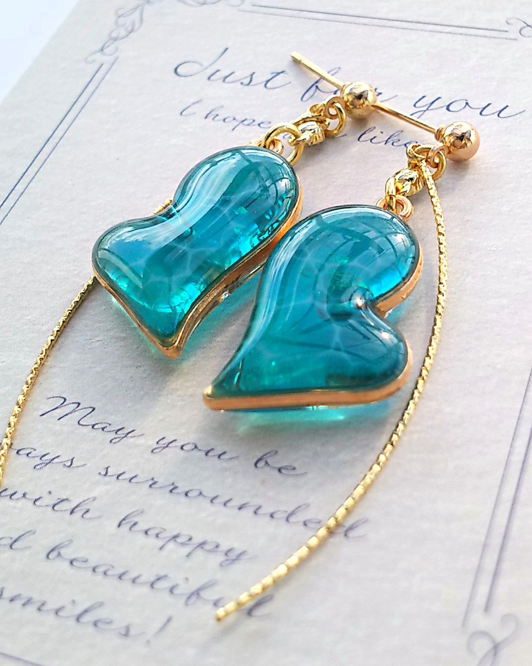 水面を舞う蝶の耳飾り♡の画像4