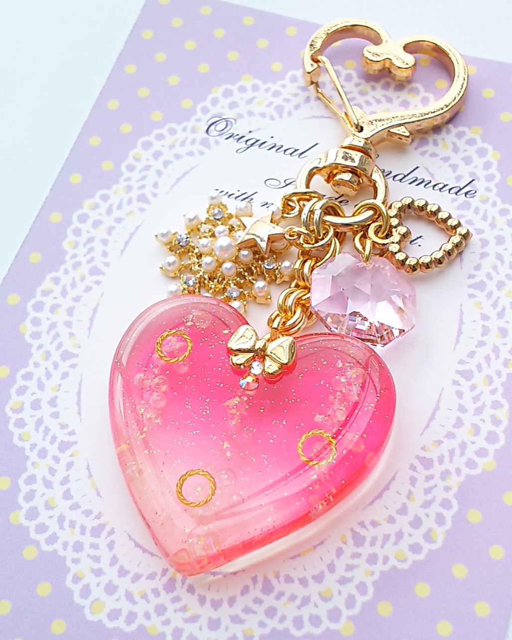 Bubble Heart♡ローズピンクの画像2