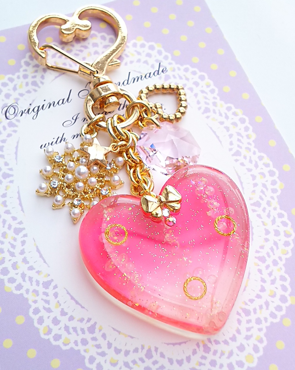 Bubble Heart♡ローズピンクの画像4