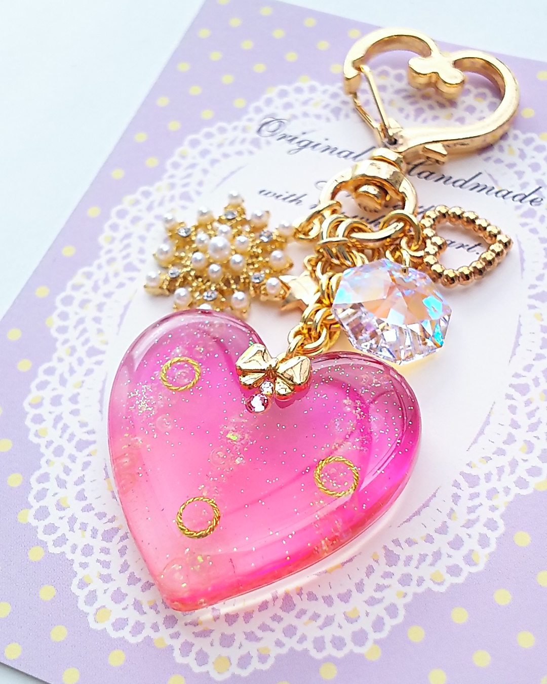 Bubble Heart♡ピンクパープルの画像3