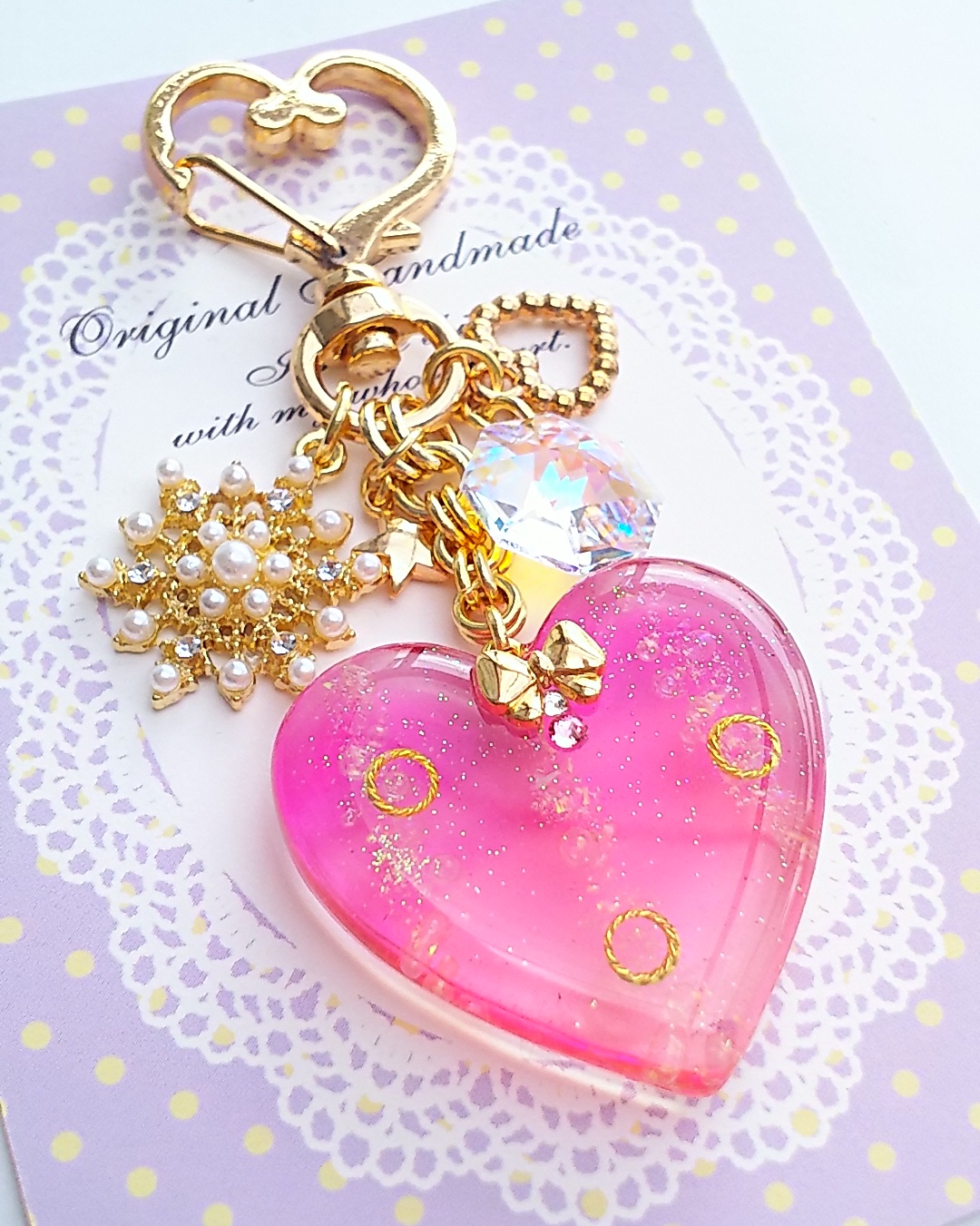 Bubble Heart♡ピンクパープルの画像4