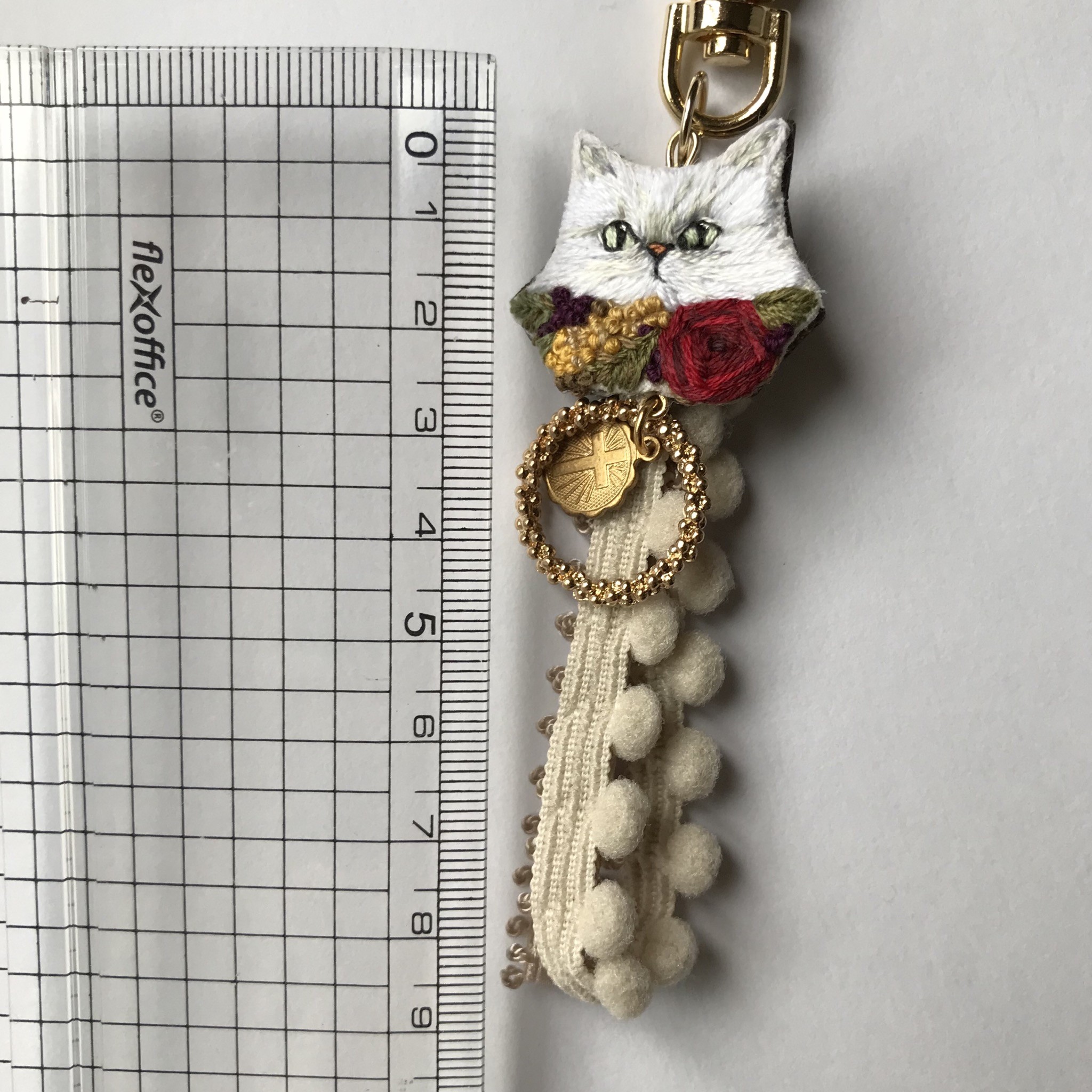 チンチラシルバー チャームの画像2