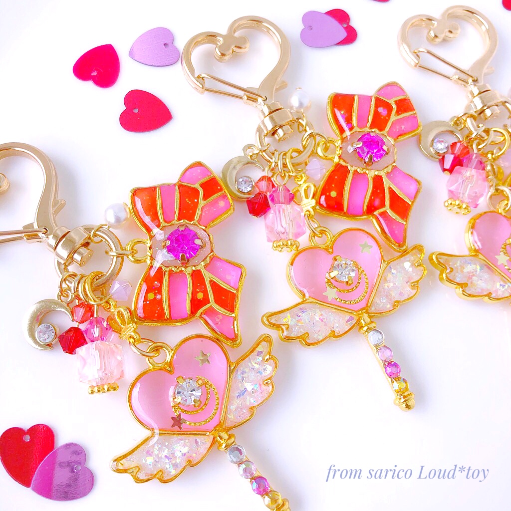ハートとリボンのじゃらじゃらチャーム🎀の画像2
