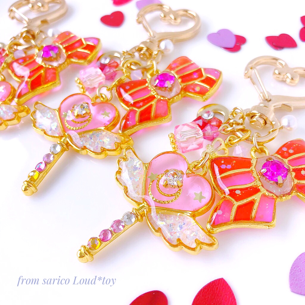 ハートとリボンのじゃらじゃらチャーム🎀の画像3