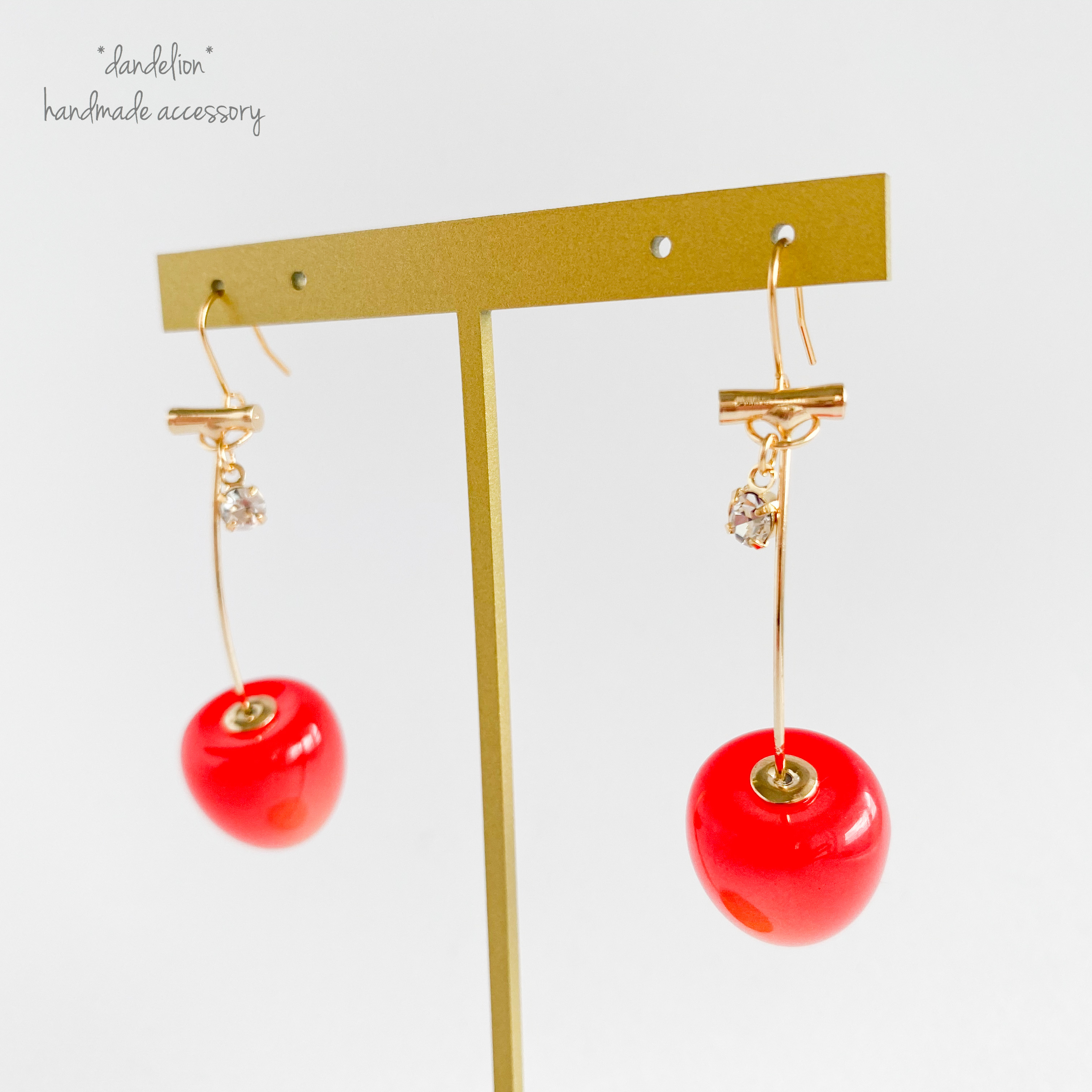 選べる3色♡さくらんぼピアス/イヤリングの画像6