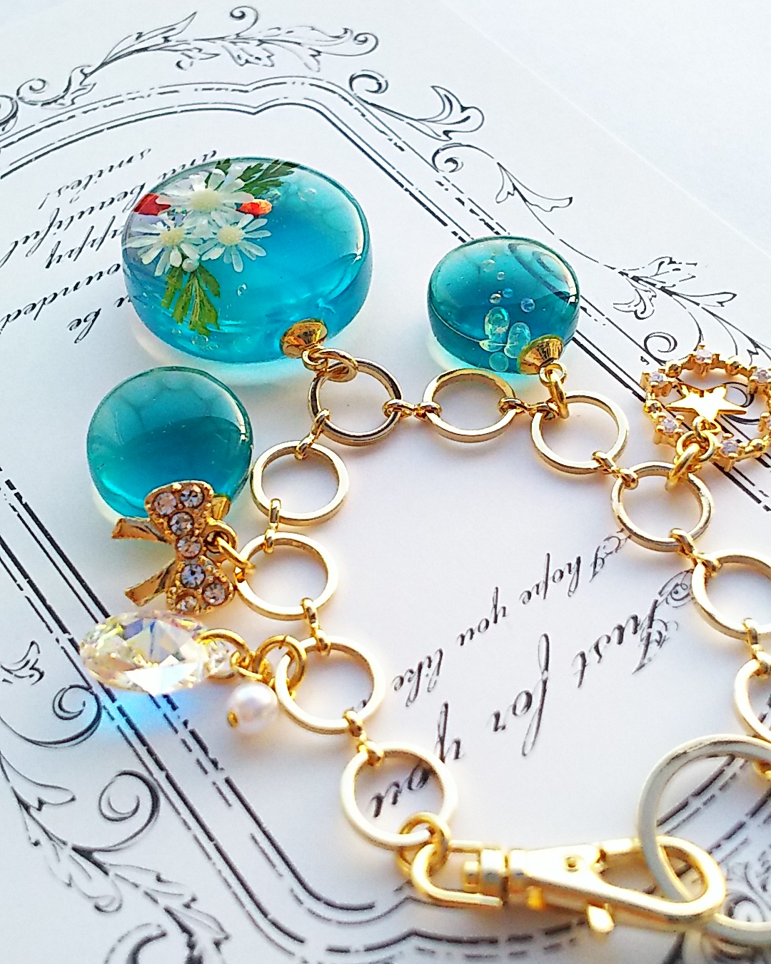 水面花のバッグチャーム🌼の画像3