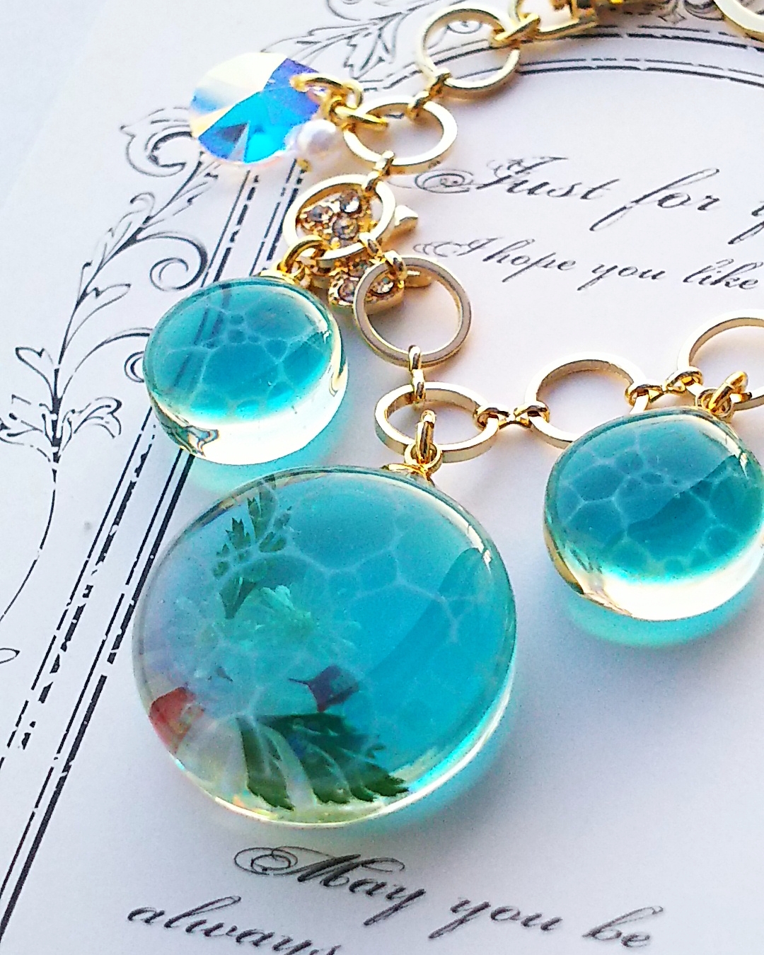 水面花のバッグチャーム🌼の画像4