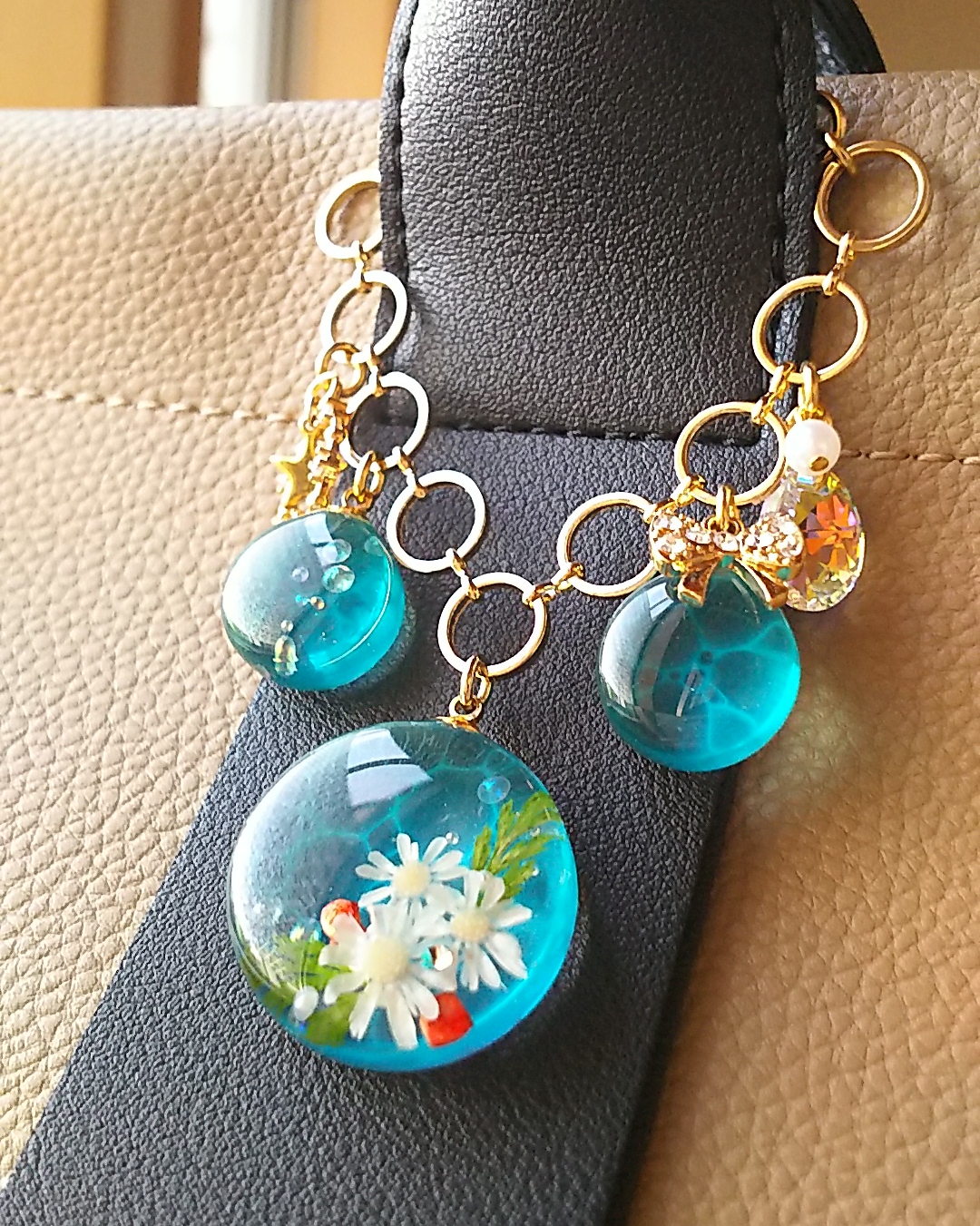 水面花のバッグチャーム🌼の画像5