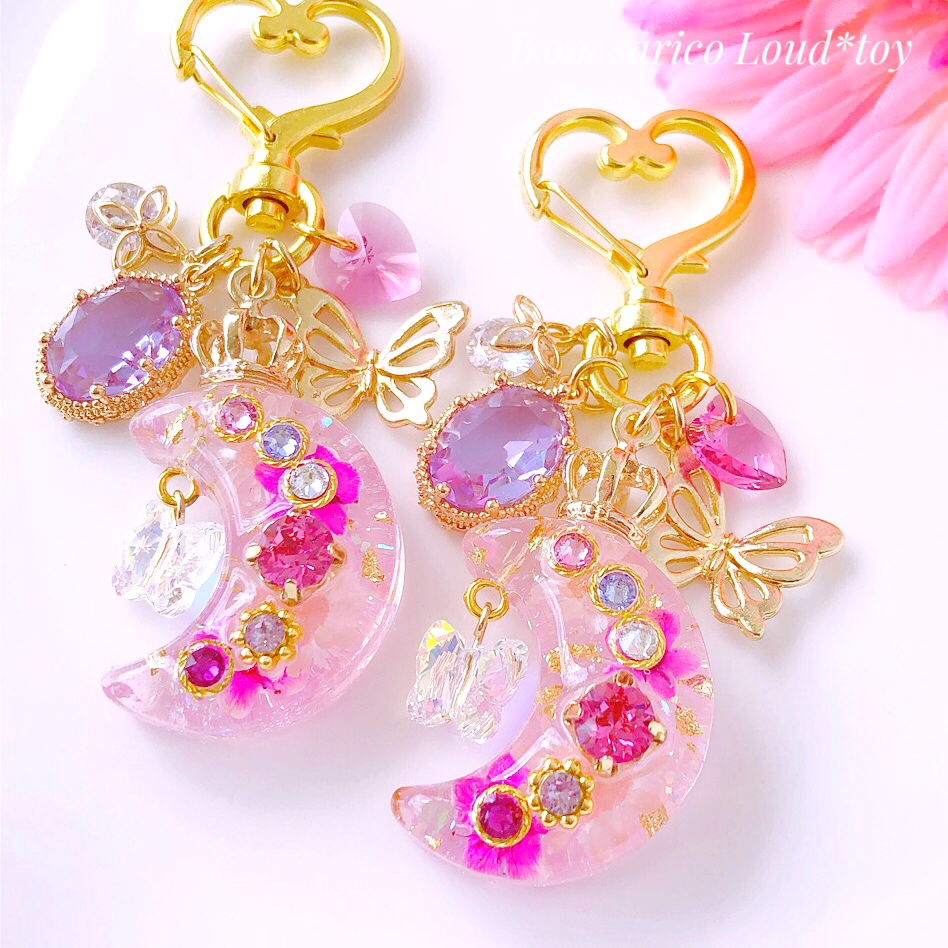 お月さまチャーム/Cosmos クリスタルの画像2