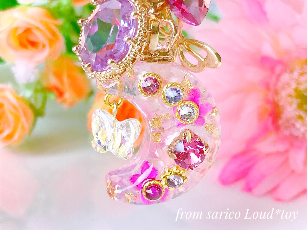 お月さまチャーム/Cosmos クリスタルの画像3